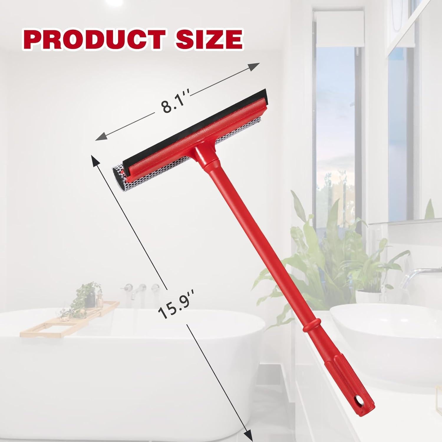 Limpiaparabrisas de Ventana 2 en 1 Bryquelin 39 cm Mango Acero