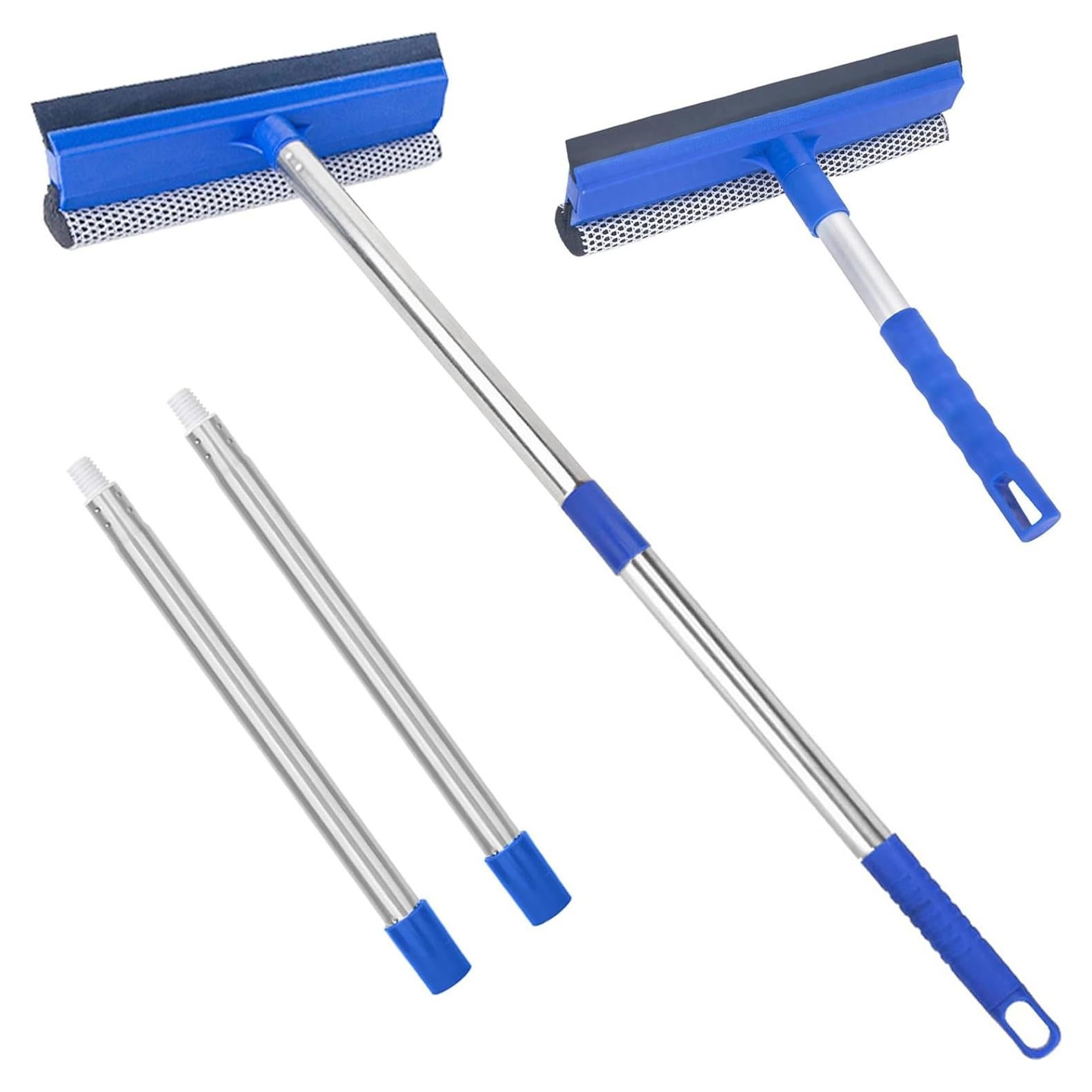 Limpiaparabrisas de Ventana KeFanta 142 cm 2-en-1 con Mango Ajustable