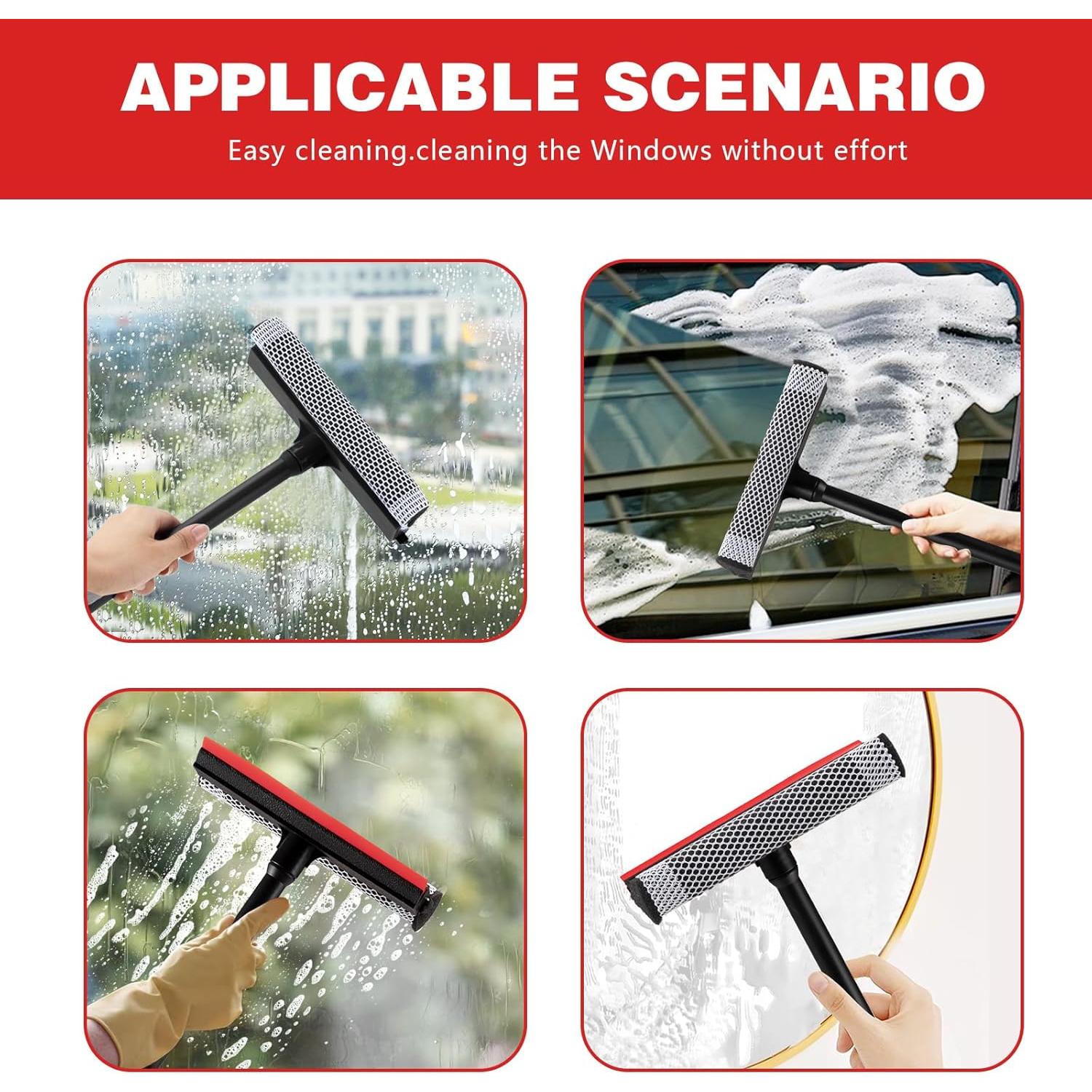 Limpiaparabrisas Profesional Neeklinny 20.57 cm 2 en 1 con Mango 40.64 cm