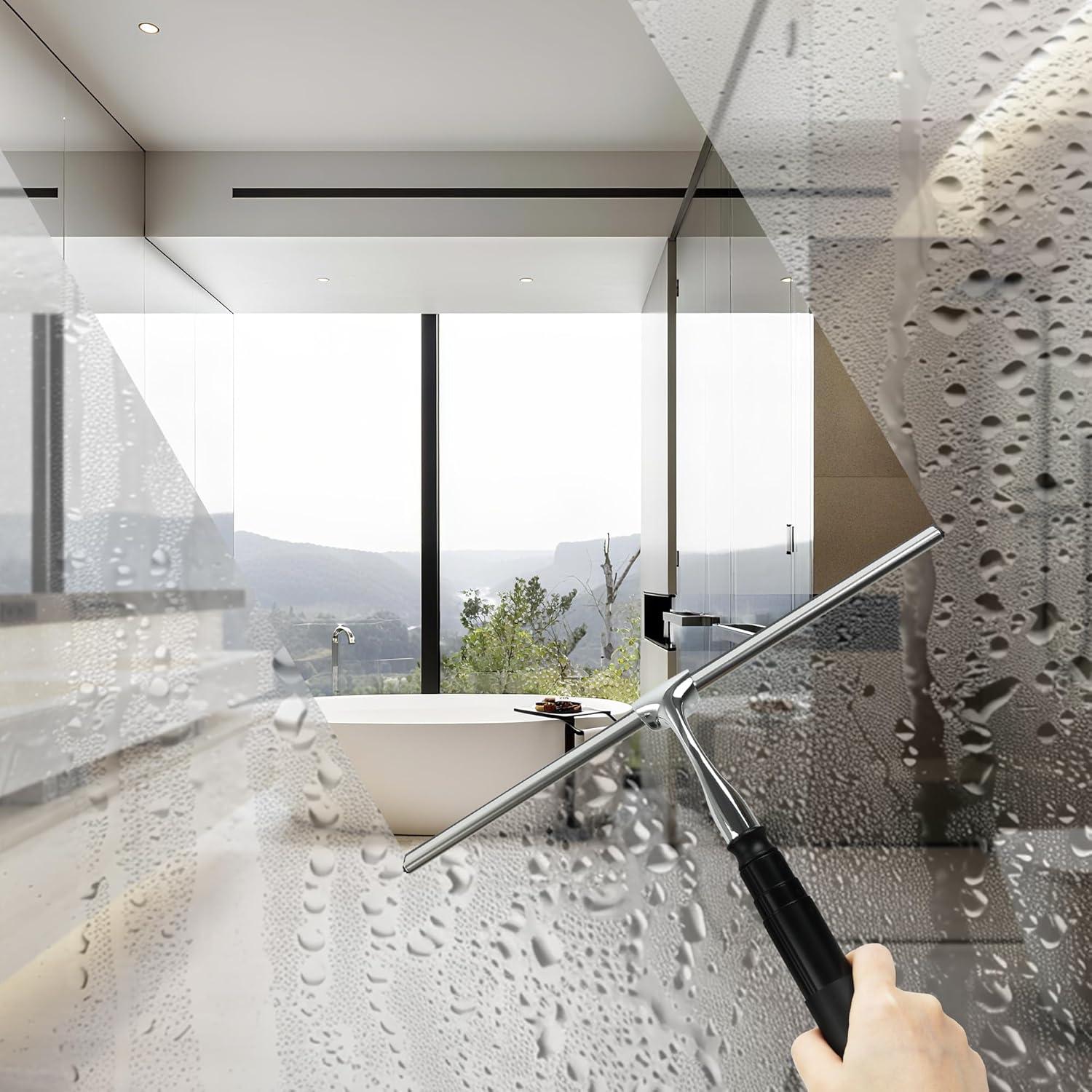 Raspador de Ventanas Extensible Toncoke 30.48 cm Negro