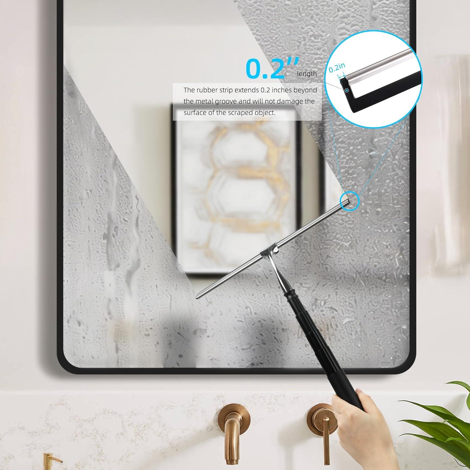 Raspador de Ventanas Extensible Toncoke 30.48 cm Negro