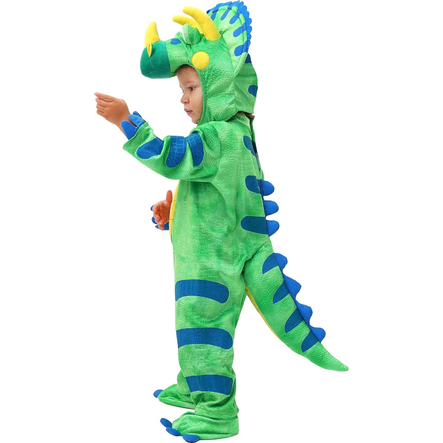 Disfraz de Dinosaurio Triceratops Spooktacular para Niños