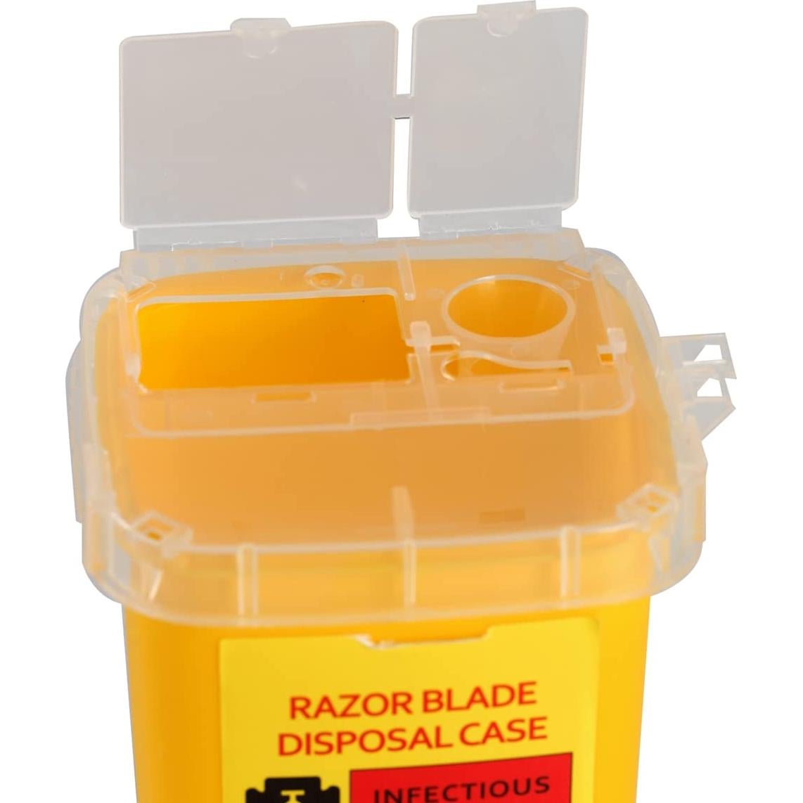 Caja de Desecho de Cuchillas TEONEI Amarillo 19.5cm