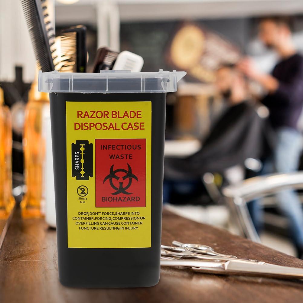 Contenedor de Desechos de Cuchillas 2pcs FRCOLOR 15.5x9.5cm