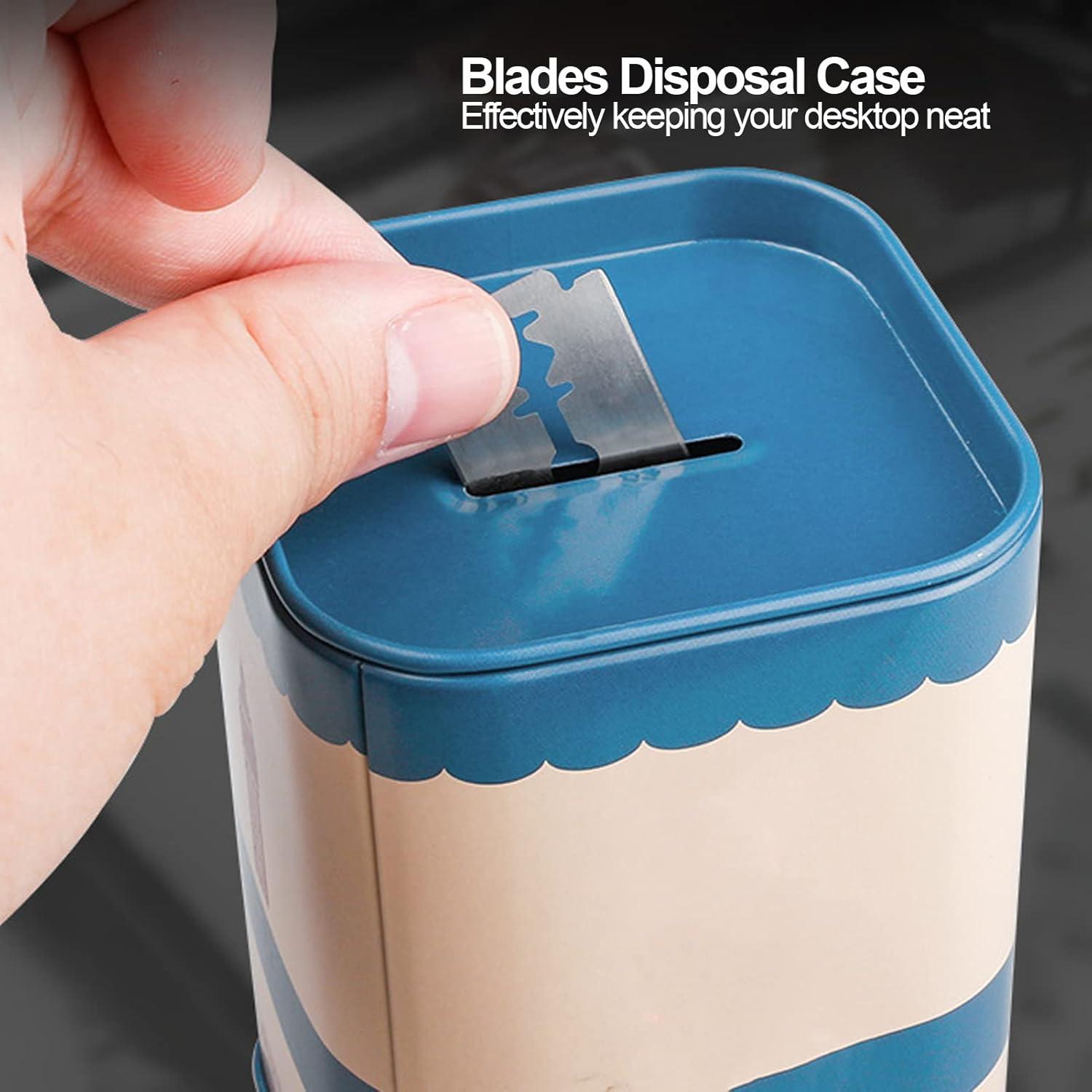 Caja de Desecho de Cuchillas Zomchi - Contenedor Seguro 300+ Cuchillas