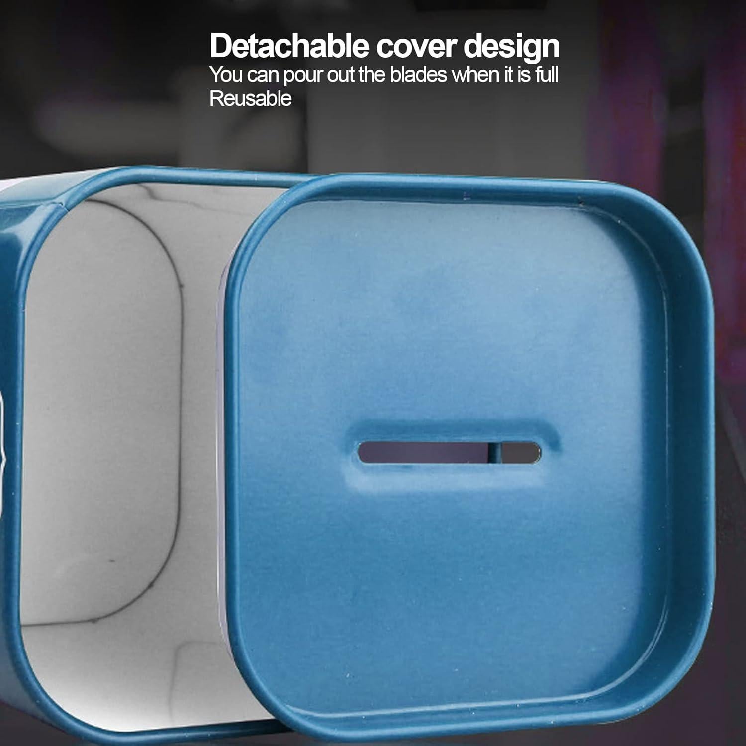 Caja de Desecho de Cuchillas Zomchi - Contenedor Seguro 300+ Cuchillas