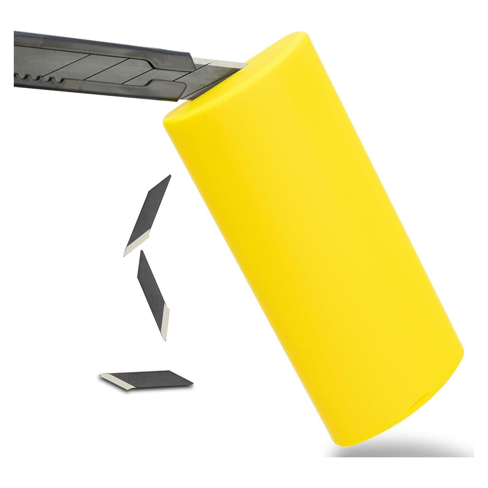 Contenedor de Desecho de Cuchillas Umaki 2 Piezas 9mm Amarillo