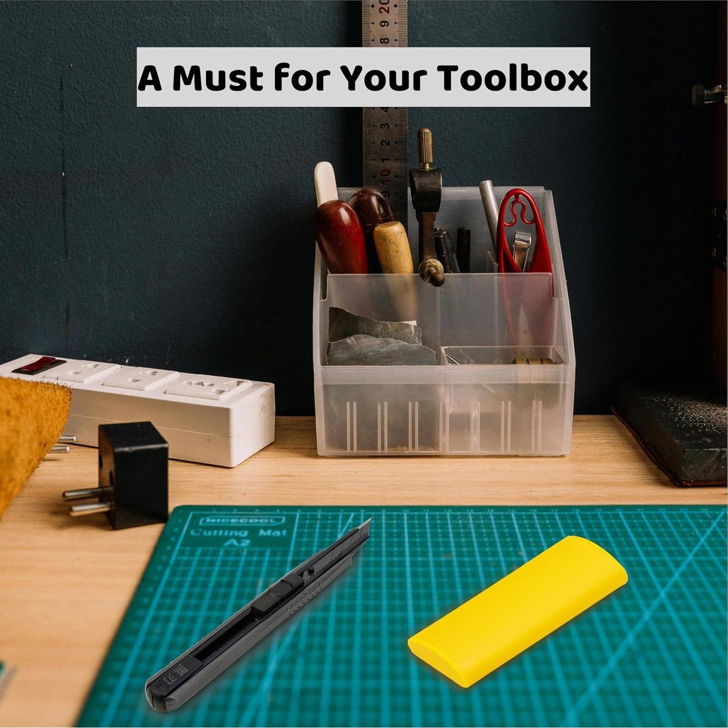 Contenedor de Desecho de Cuchillas Umaki 2 Piezas 9mm Amarillo