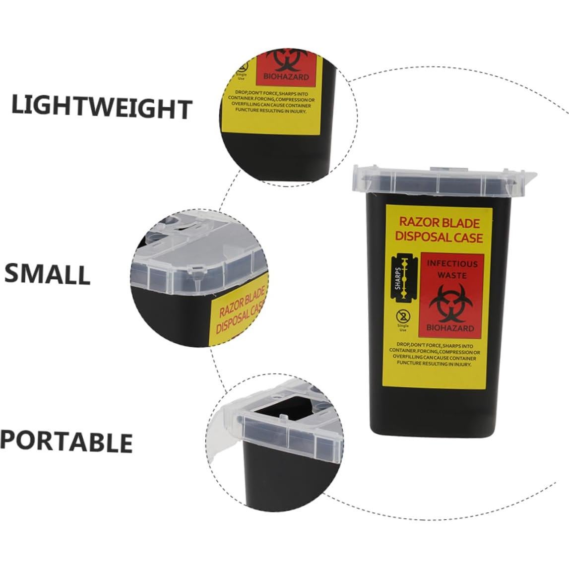 Caja de Almacenamiento de Cuchillas Beavorty 2 Piezas 15.5x9.5cm