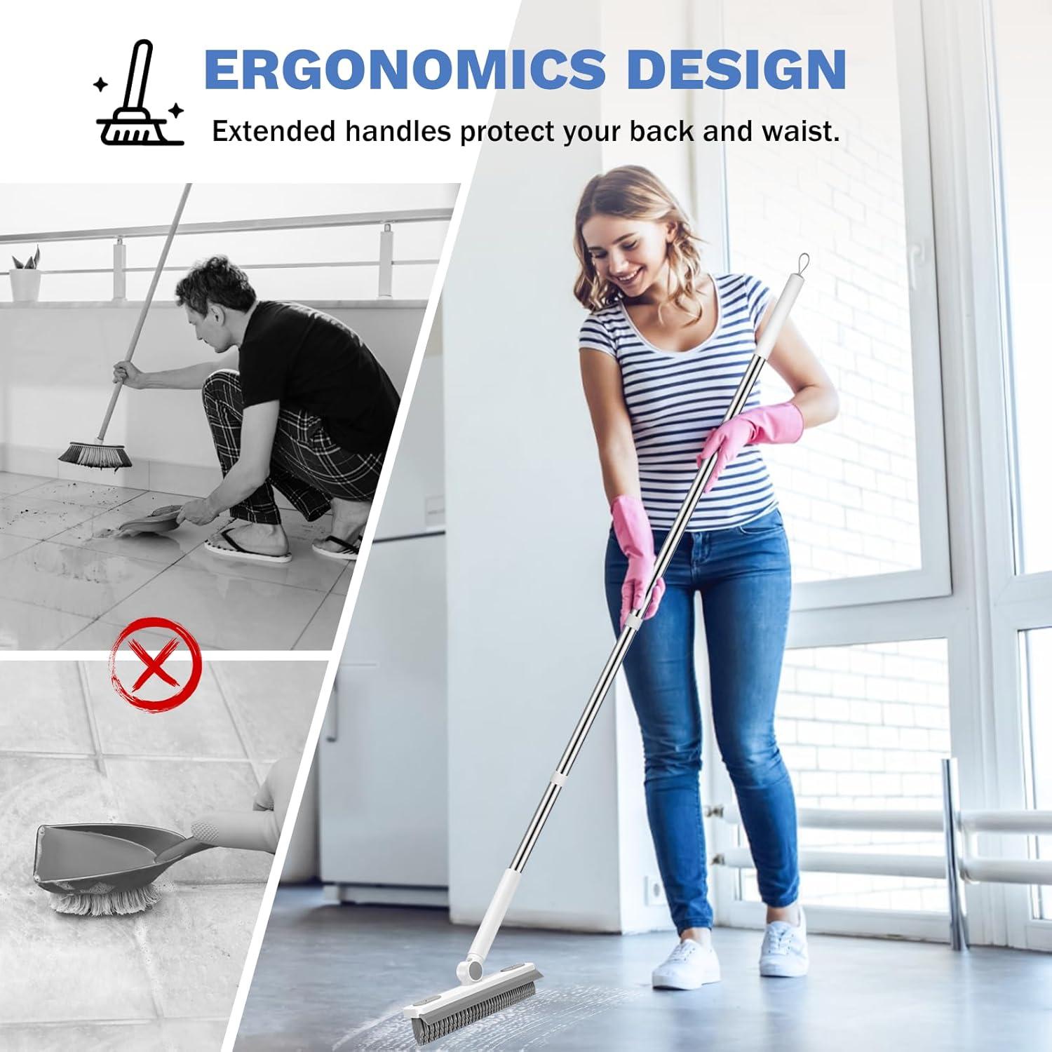 Cepillo Limpiador de Lechada SetSail con Mango Largo 67-130 cm