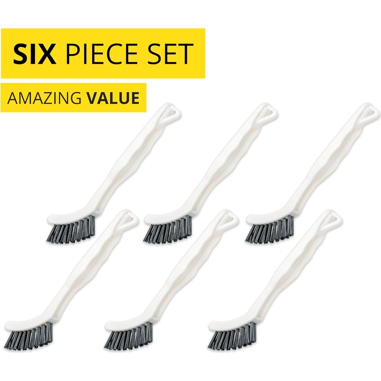 Juego de Cepillos de Limpieza SupplyMaid 6 Piezas Cerdas Rígidas