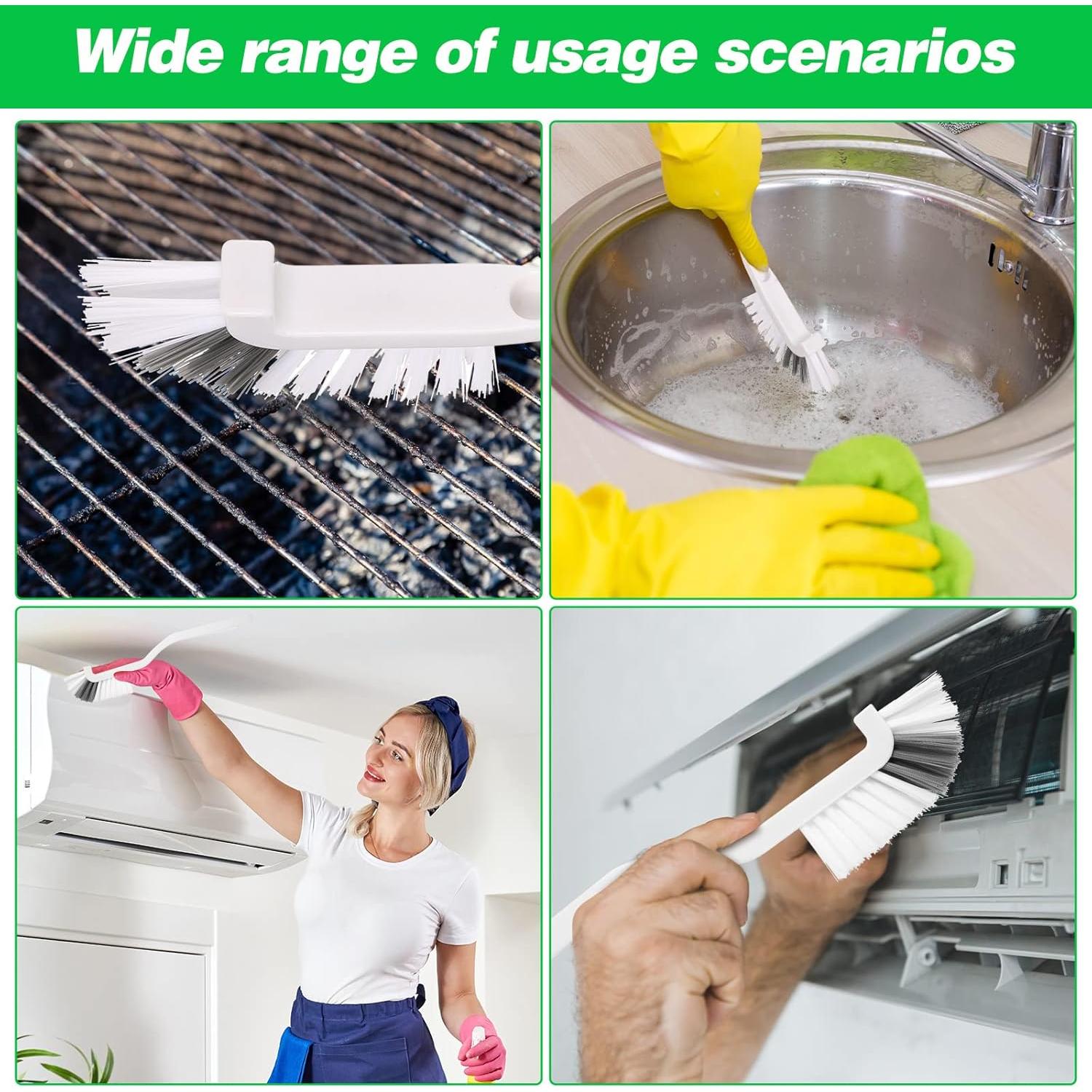 Yinkin 24 Pcs Cepillos de Limpieza de Cocina y Baño Duro