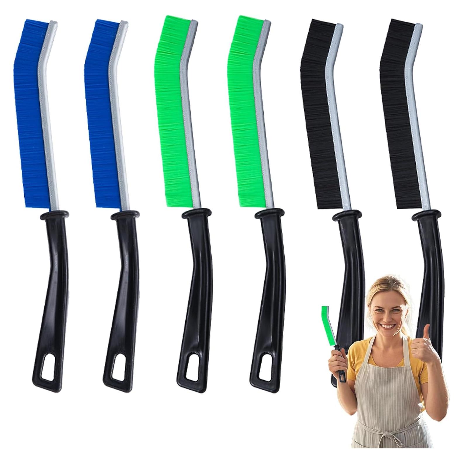 Paquete de 6 cepillos de limpieza de rincones Prelady - Cerdas duras