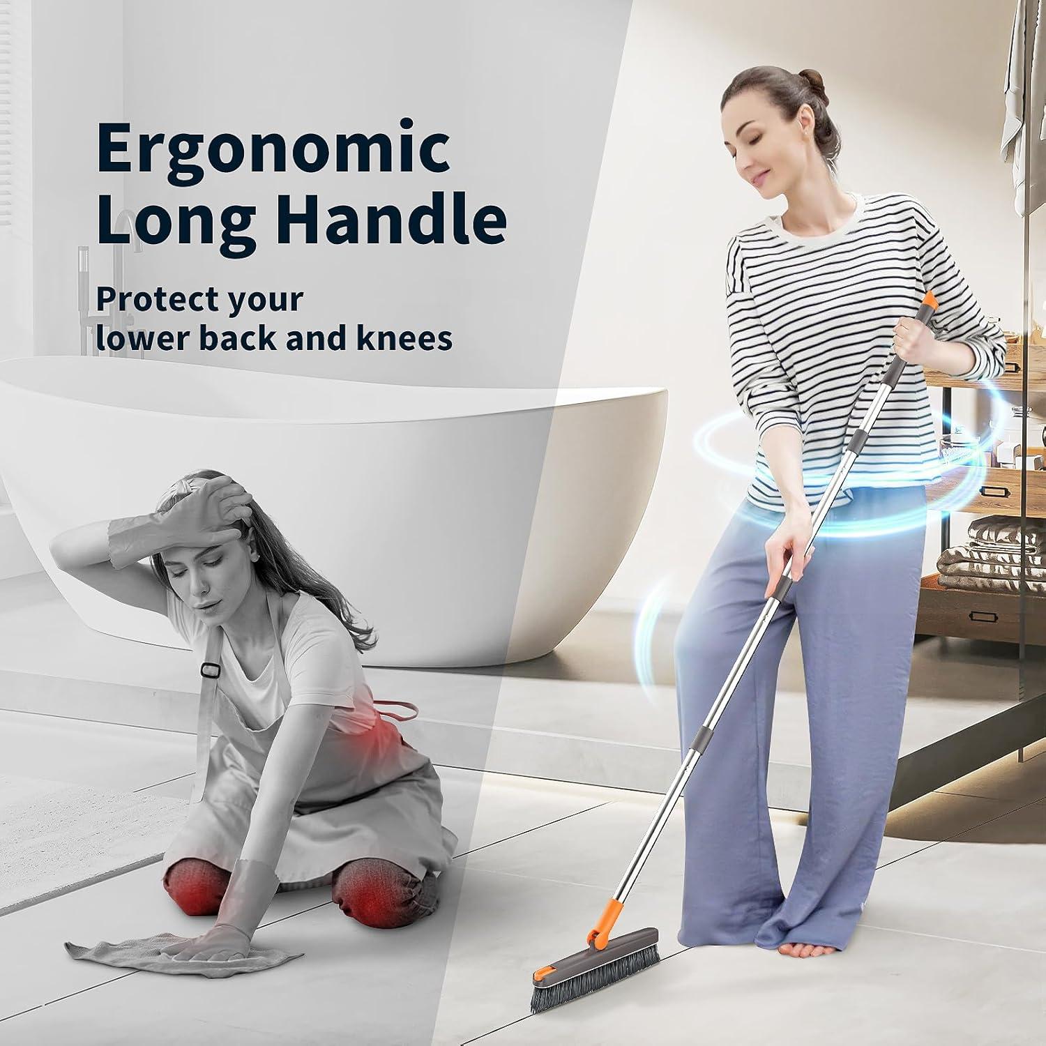 Cepillo de Juntas Air U+ con Mango Largo y Cabeza Giratoria