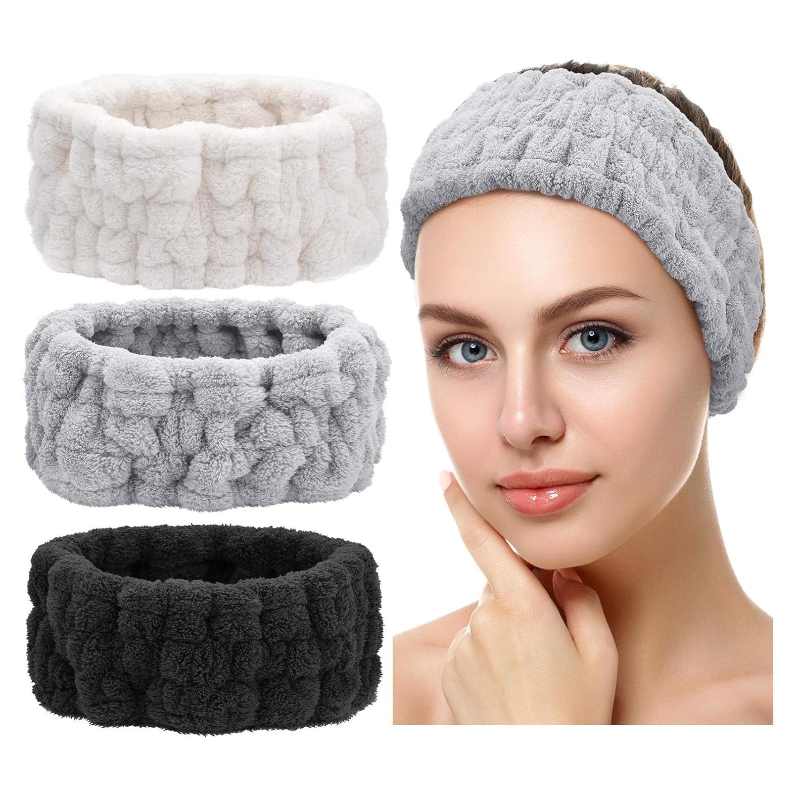 Banda de Cabeza Spa Chuangdi 3 Piezas Microfibra Suave