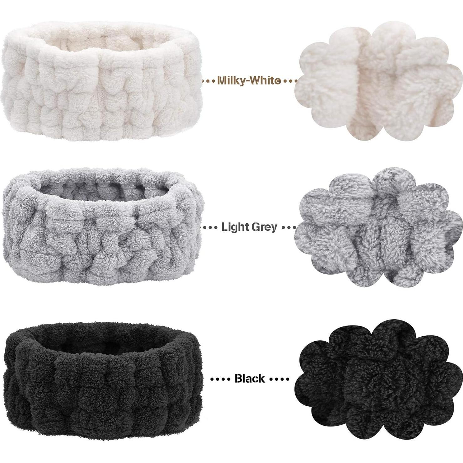 Banda de Cabeza Spa Chuangdi 3 Piezas Microfibra Suave