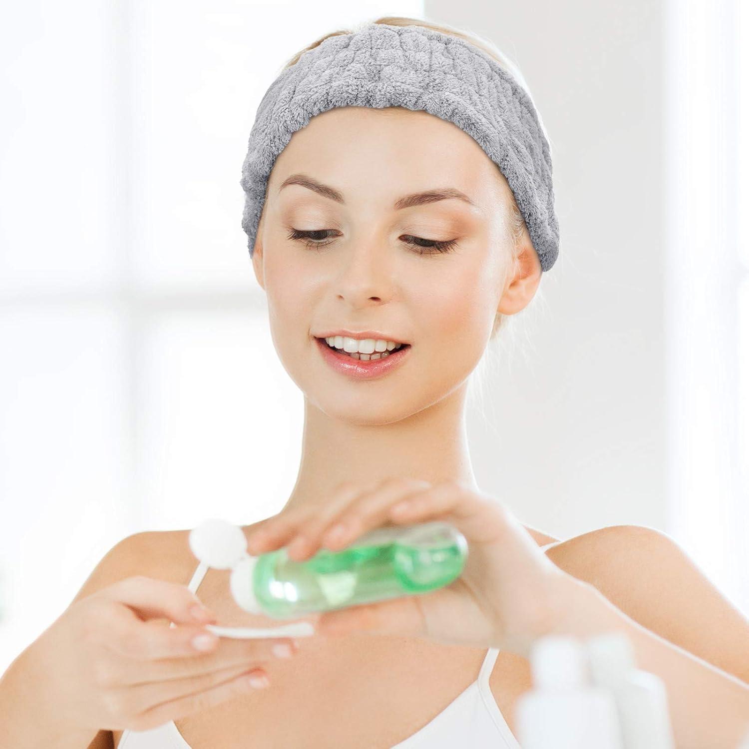 Banda de Cabeza Spa Chuangdi 3 Piezas Microfibra Suave