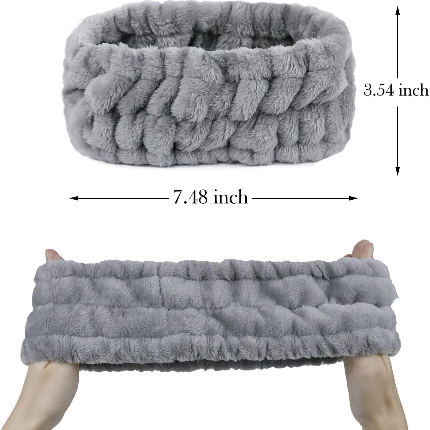 Diademas de Microfibra LAPOHI 3 Piezas para Cuidado Facial