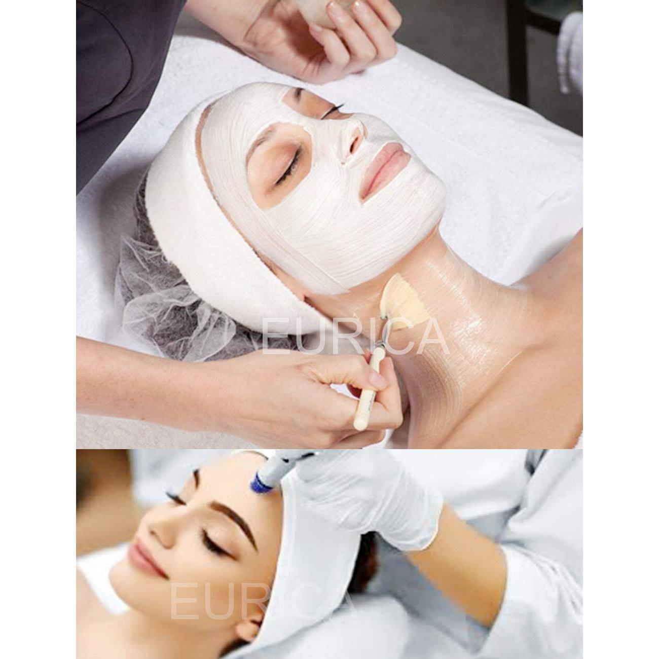 Banda para la cabeza EUICAE ajustable blanca para spa y deporte