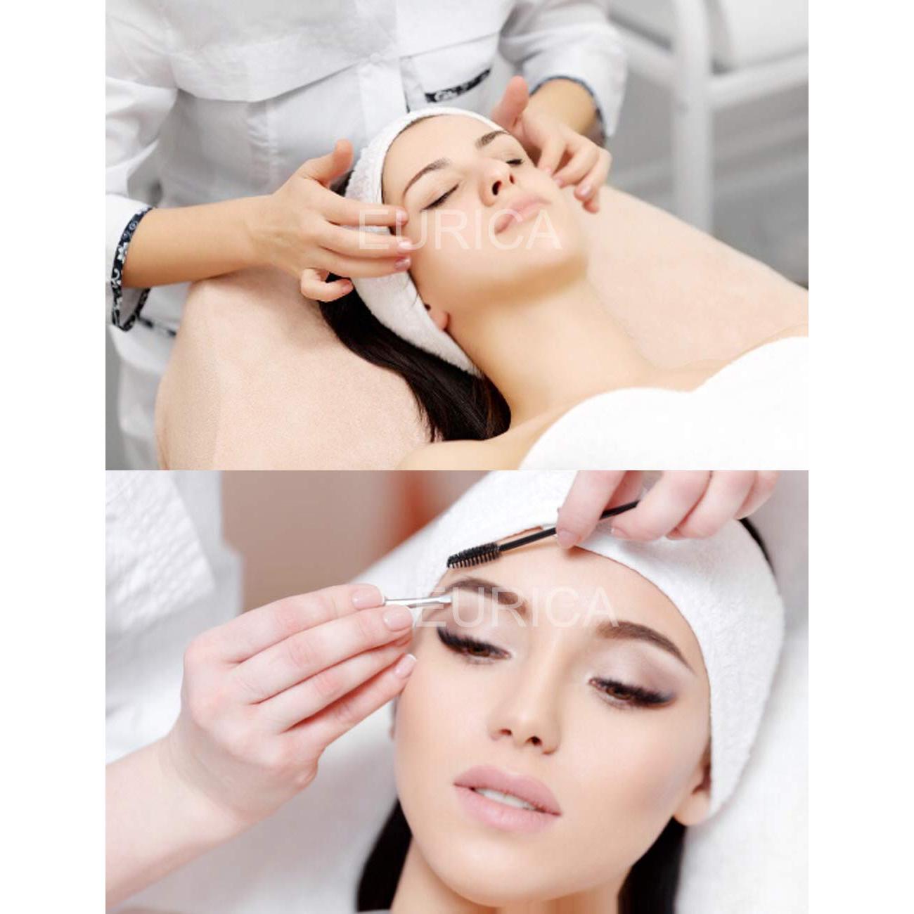 Banda para la cabeza EUICAE ajustable blanca para spa y deporte