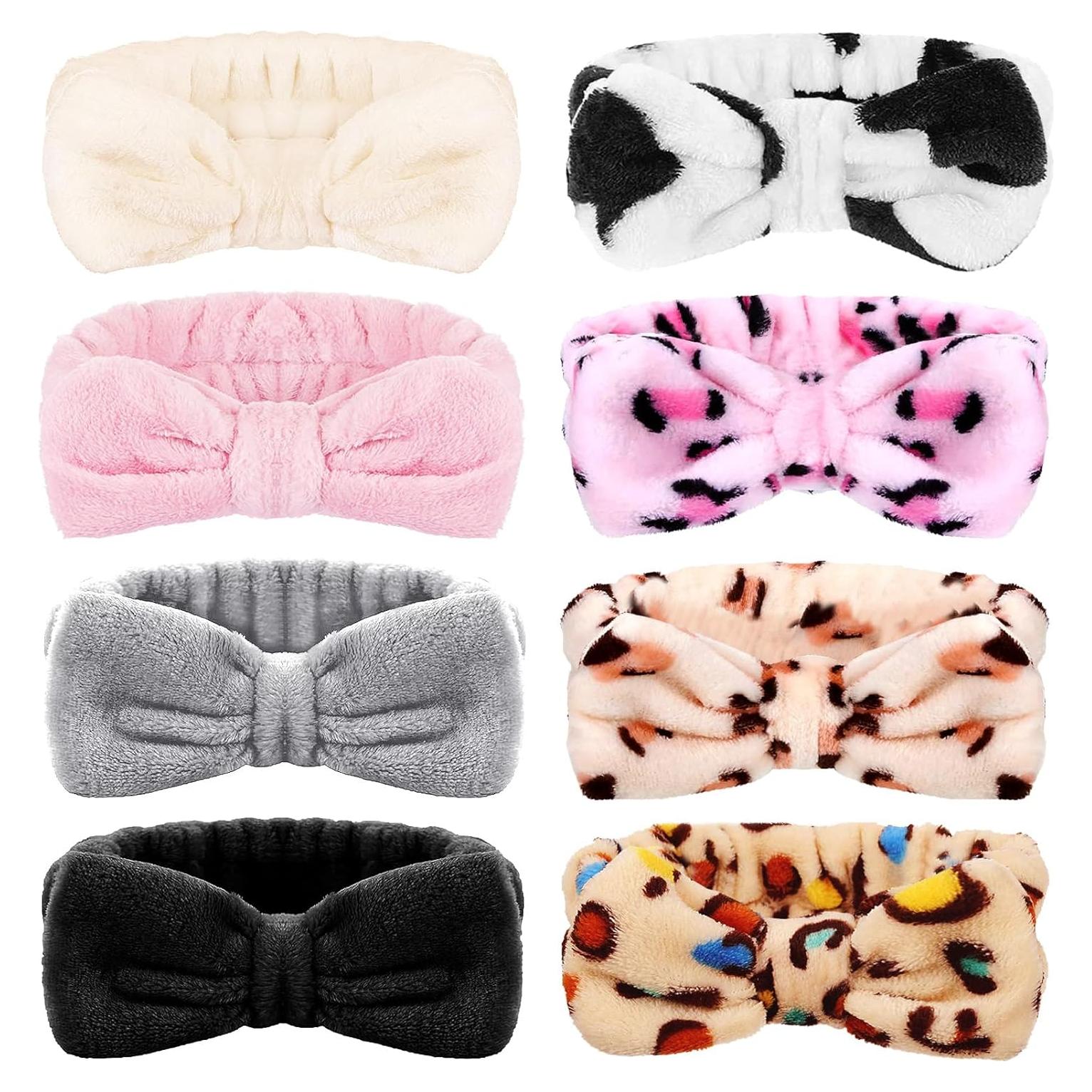 8 Bandas de Lavado de Cara SLNZAPTY Microfibra Multicolor