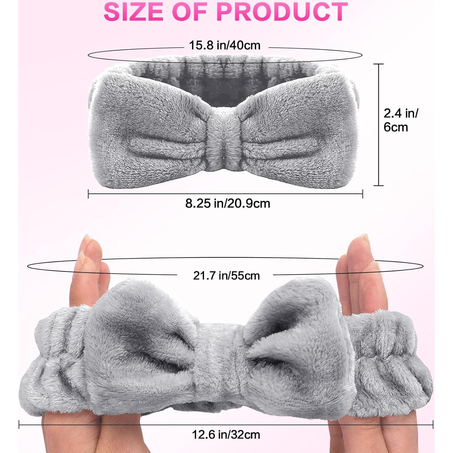 8 Bandas de Lavado de Cara SLNZAPTY Microfibra Multicolor