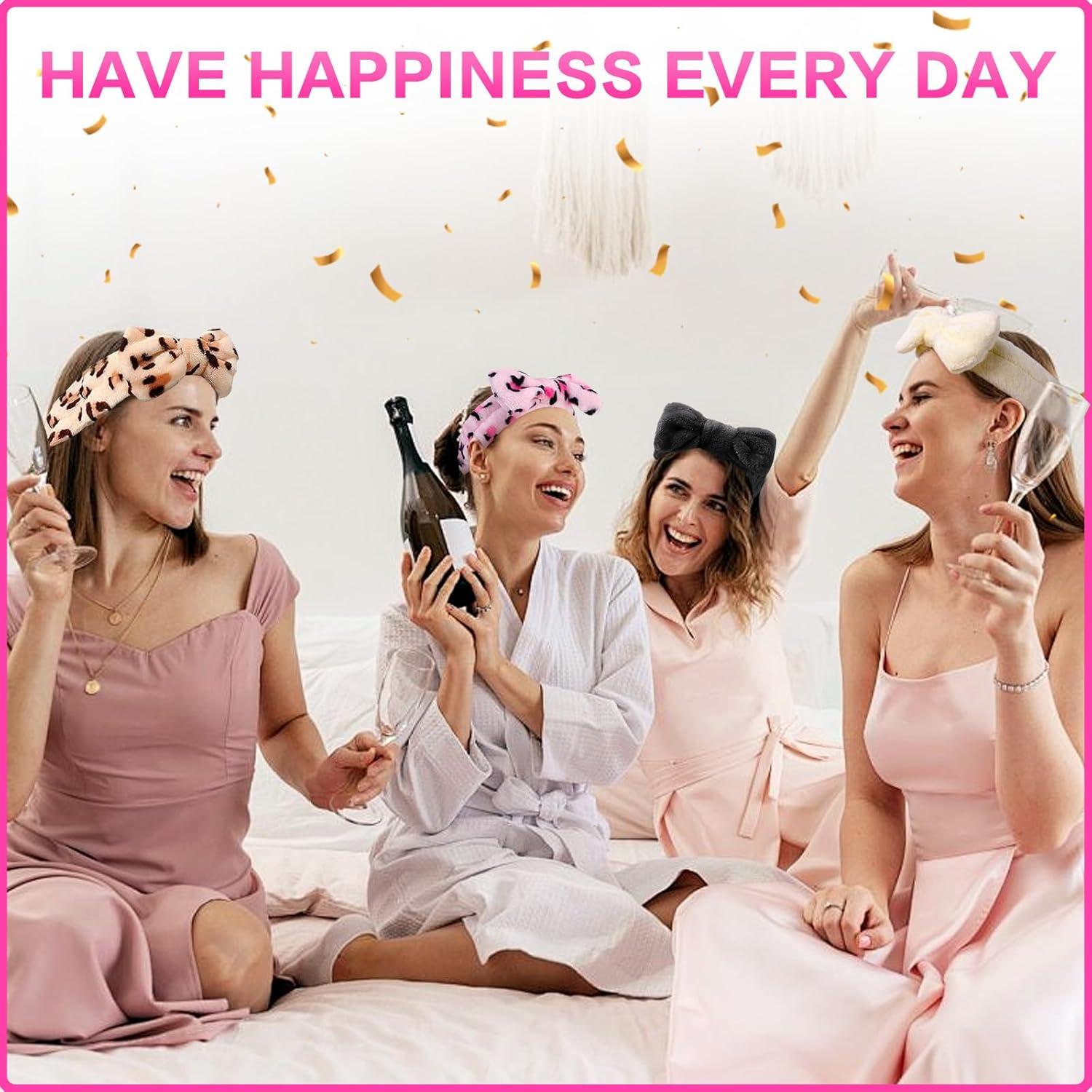 8 Bandas de Lavado de Cara SLNZAPTY Microfibra Multicolor