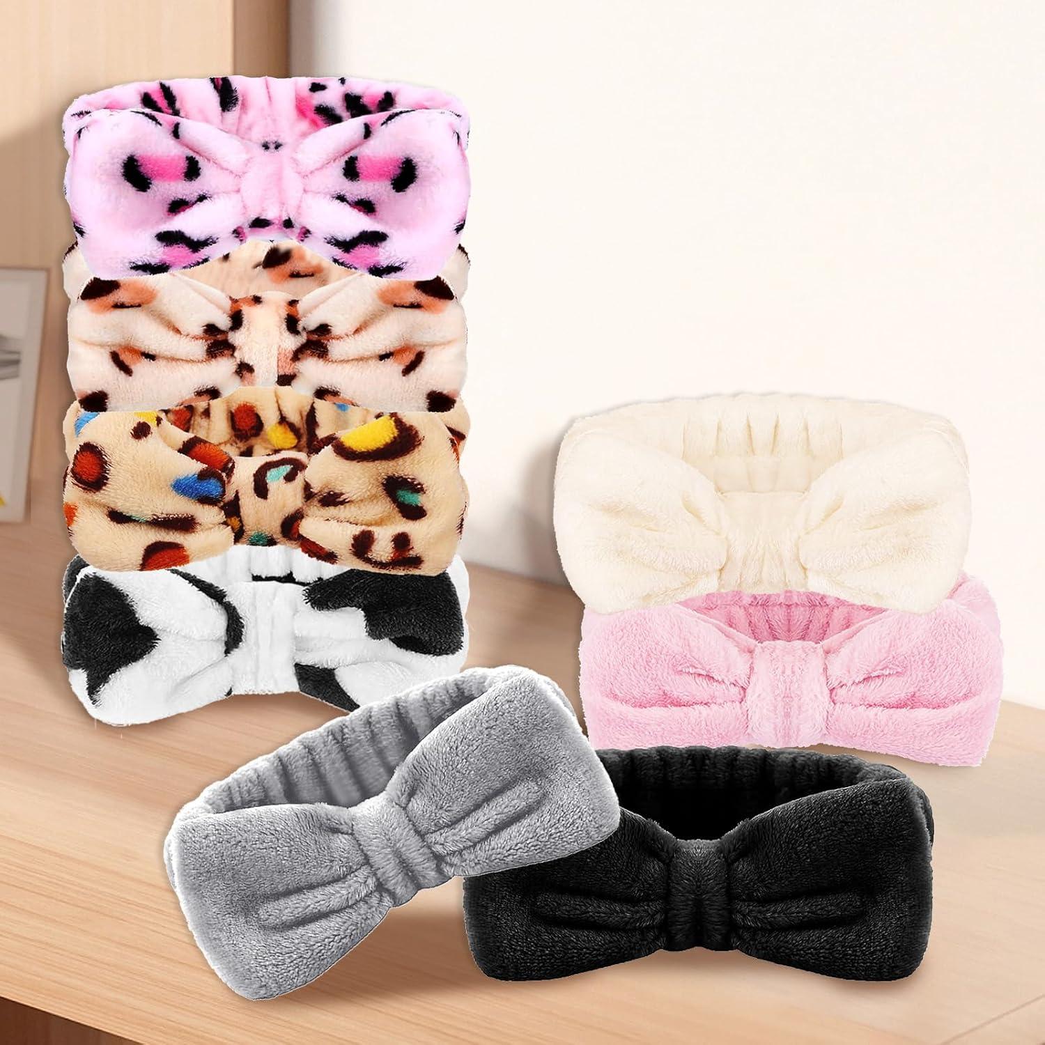 8 Bandas de Lavado de Cara SLNZAPTY Microfibra Multicolor