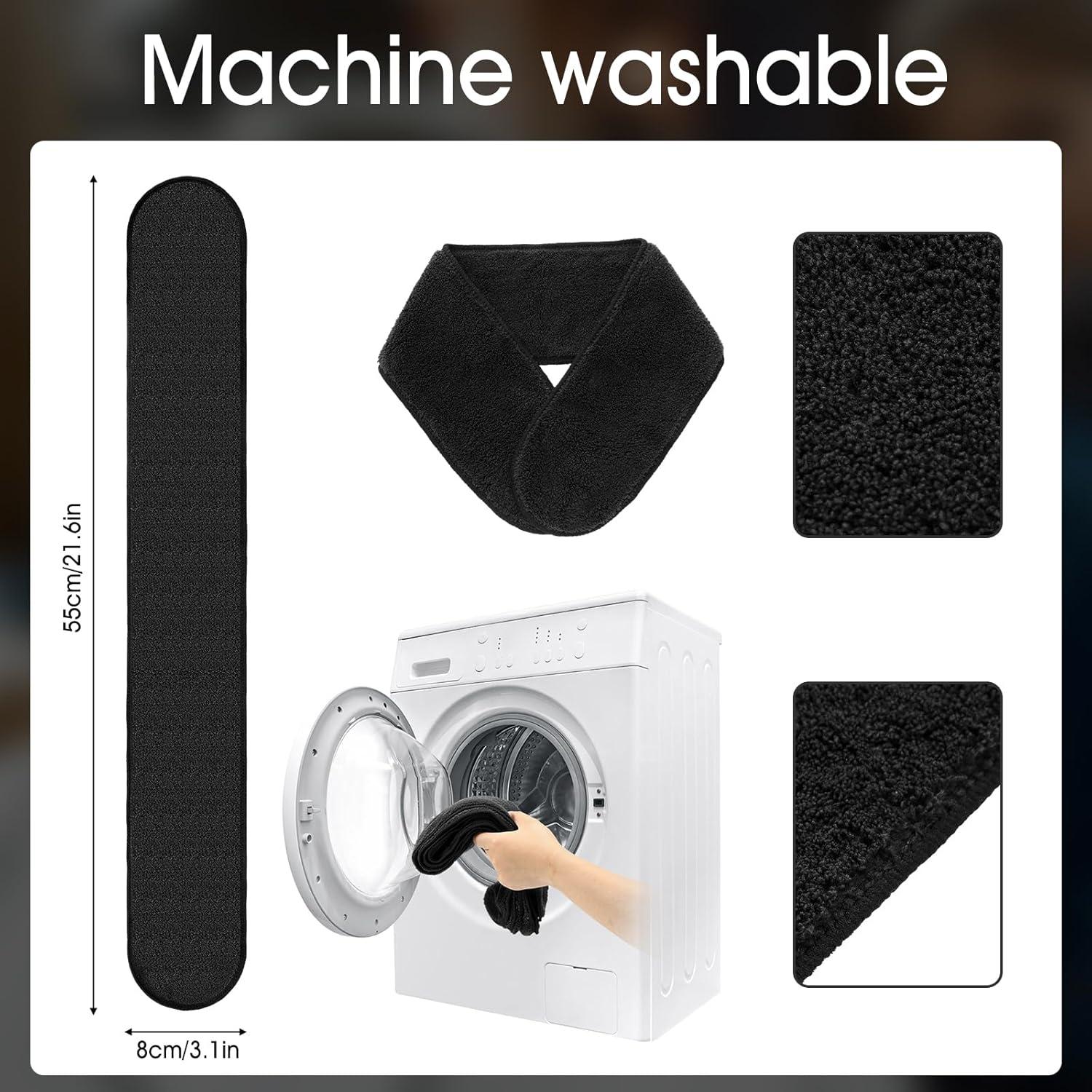 Toallas de Microfibra Preboun 24 Pcs - Diademas Absorbentes Negras