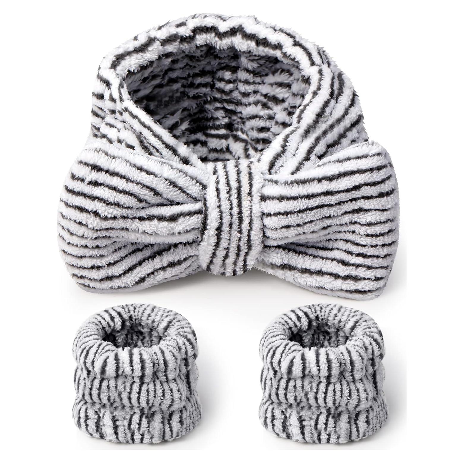 Cinta de Spa y Muñequera Hanaive para Lavar la Cara