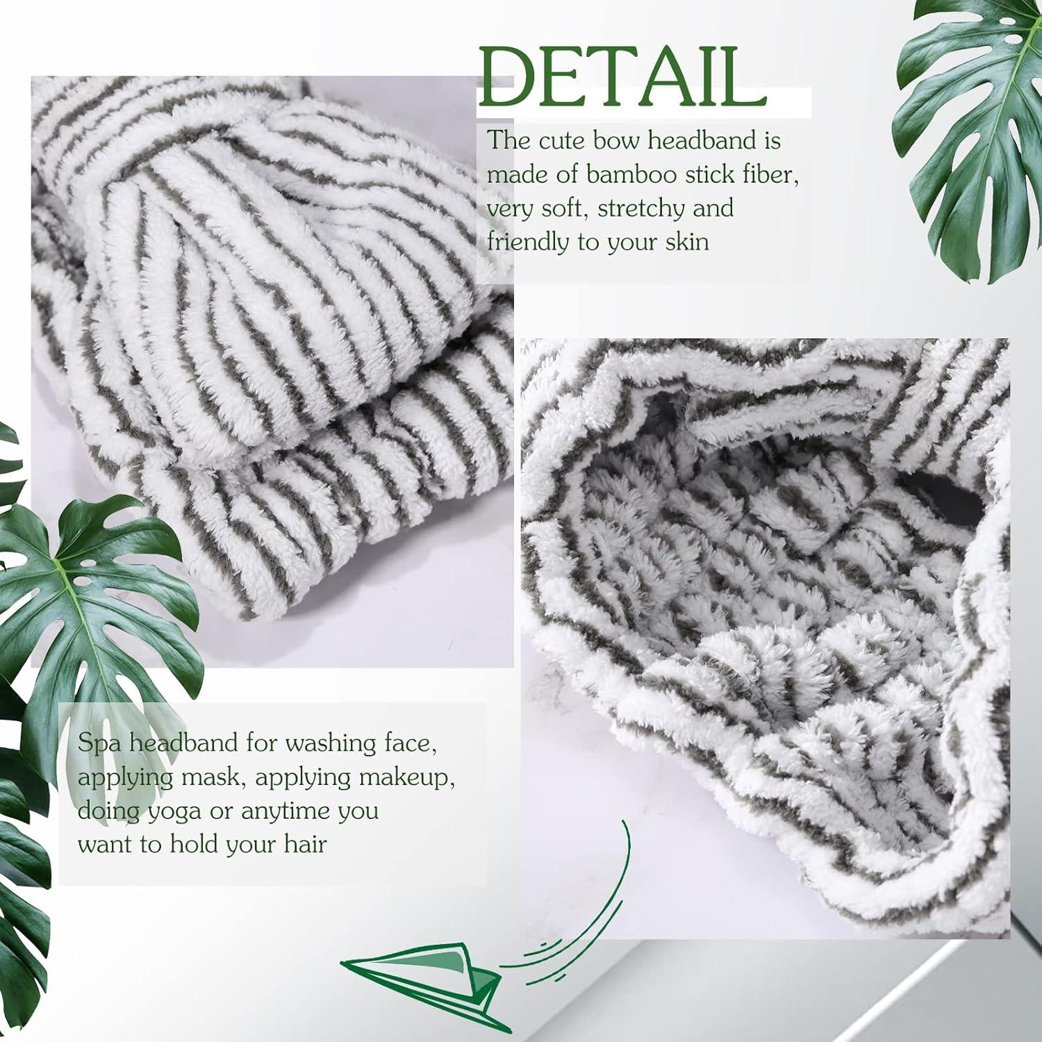 Cinta de Spa y Muñequera Hanaive para Lavar la Cara