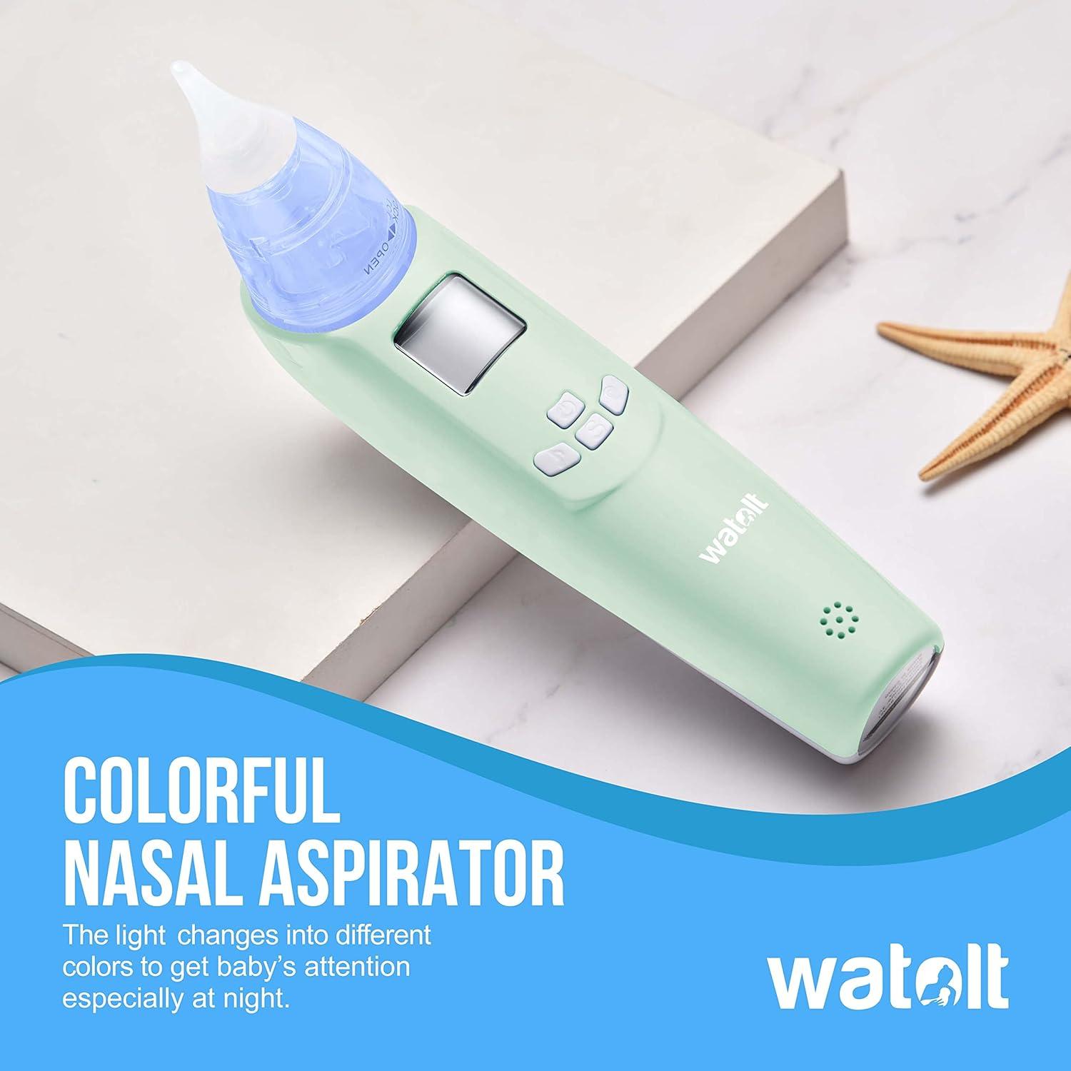 Aspirador Nasal Eléctrico para Bebés Watolt - Portátil y Reutilizable