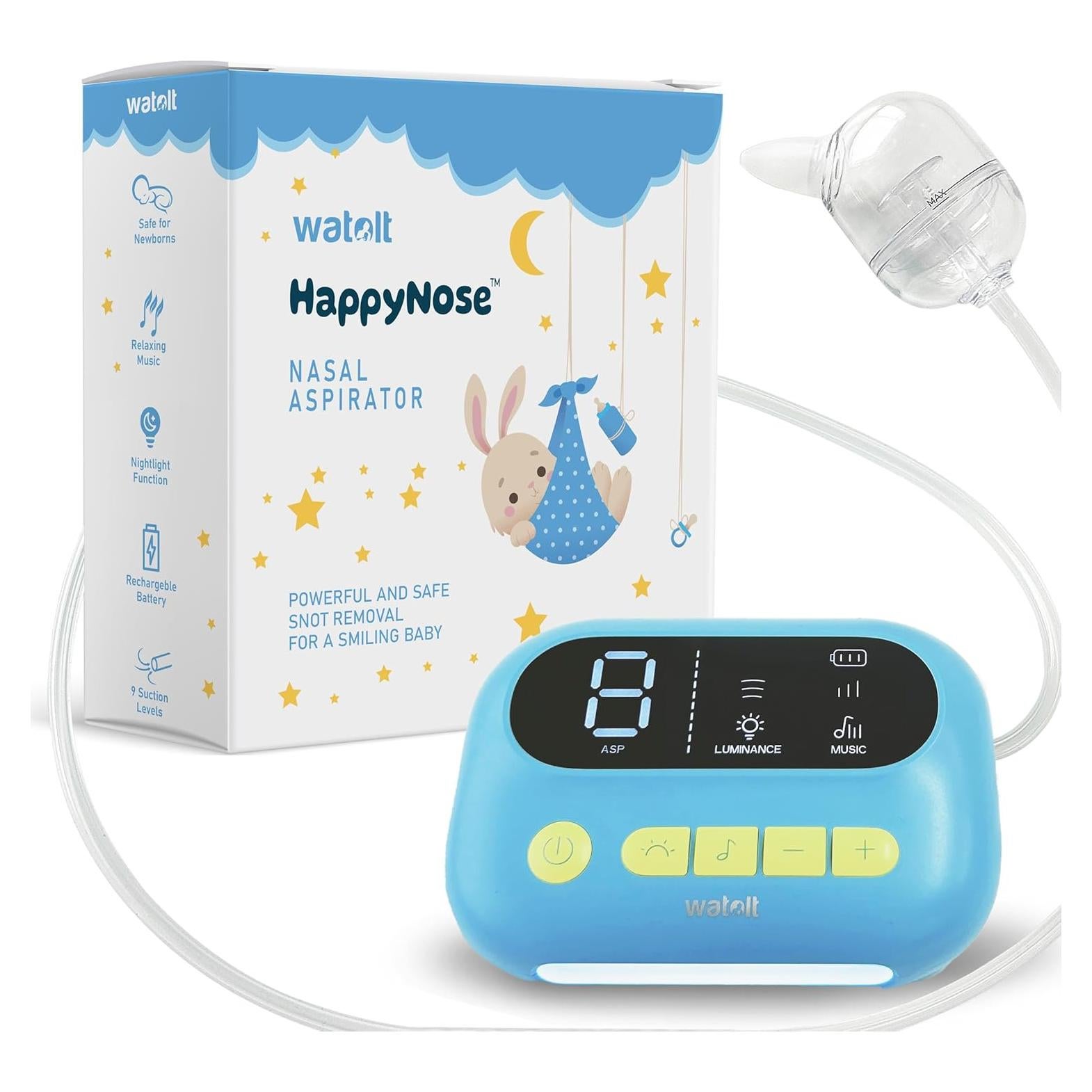Aspirador Nasal Eléctrico HappyNose - 3X Succión Ajustable