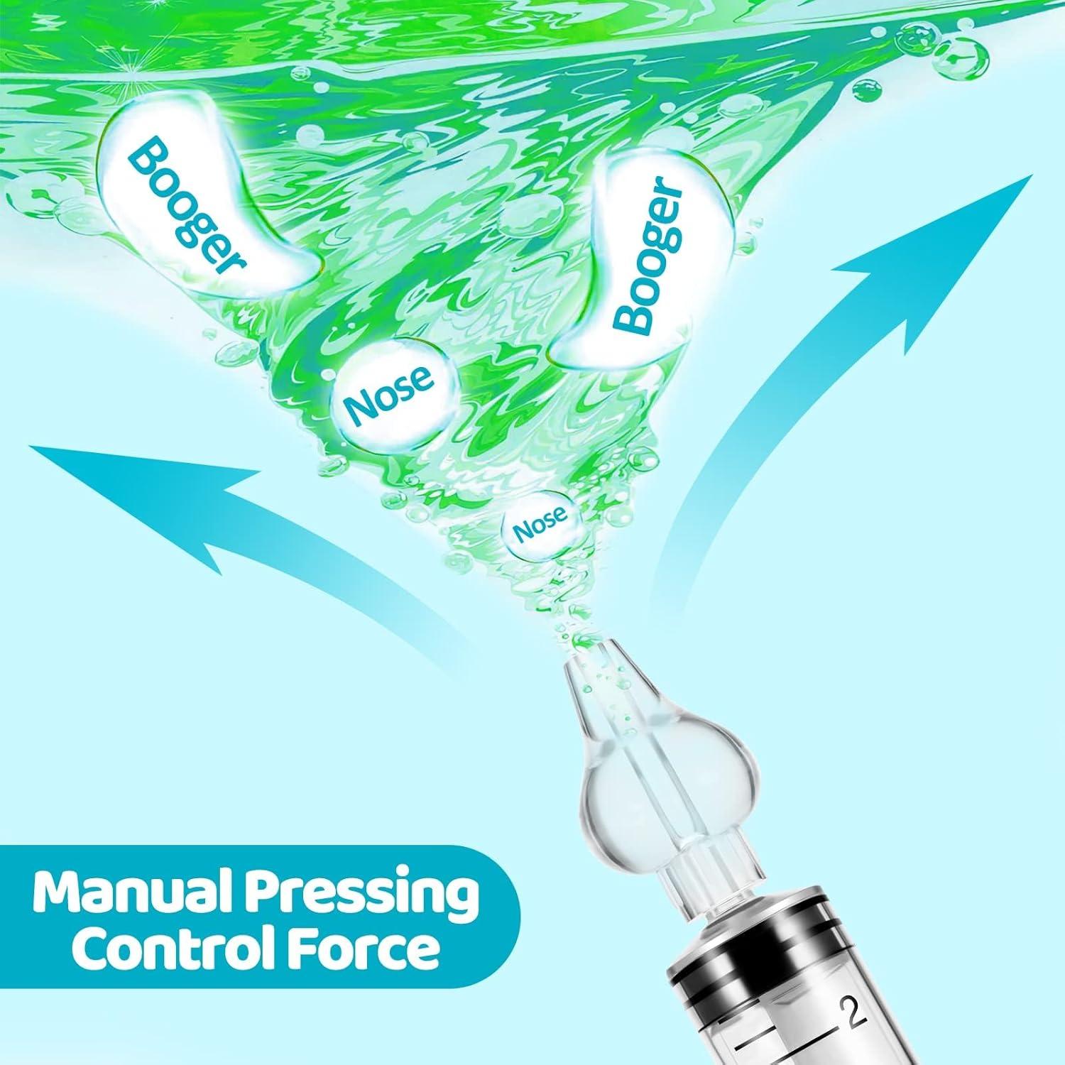 Aspirador Nasal Profesional Nachar para Bebés - Lavado Rápido