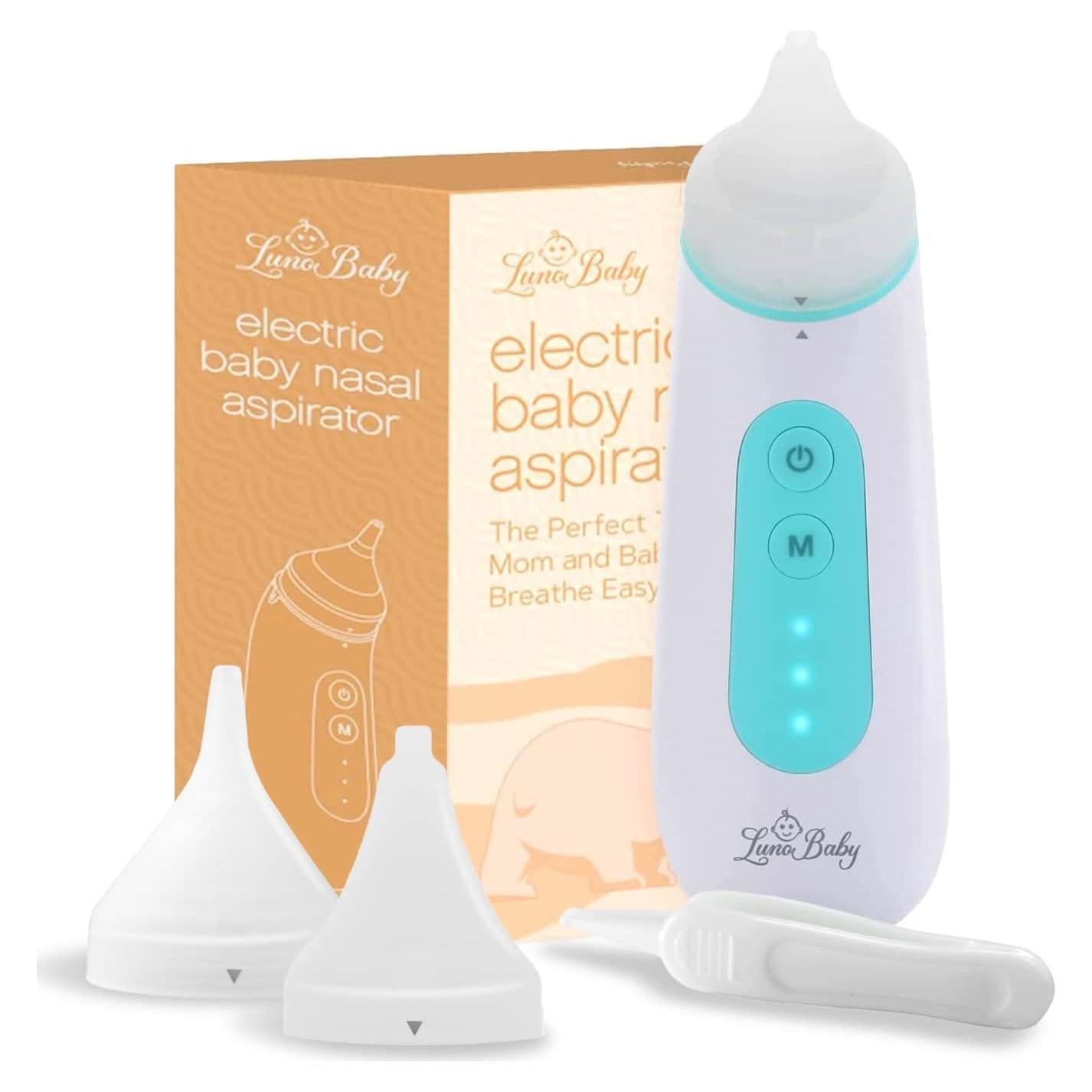 Aspirador Nasal Eléctrico LunoBaby para Bebés y Niños