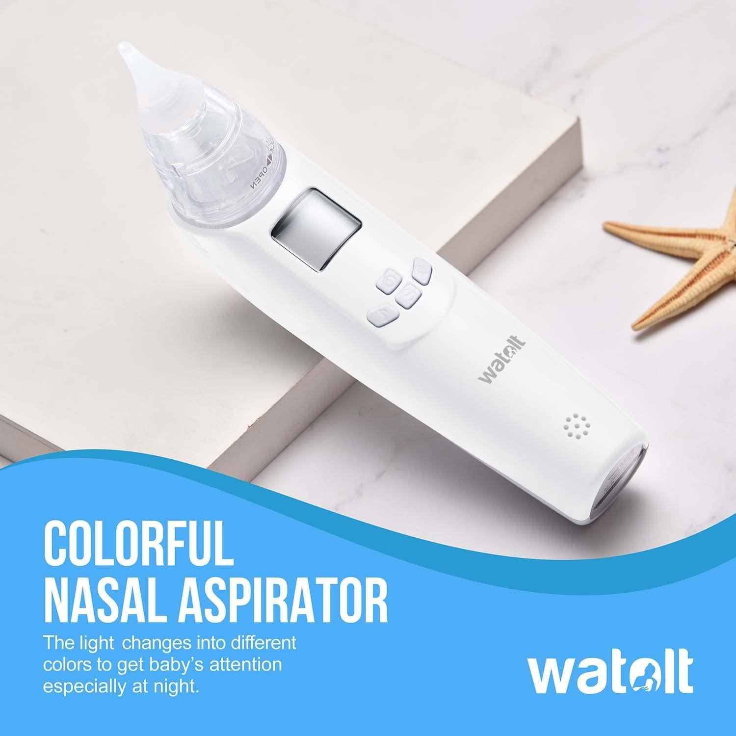 Aspirador Nasal Eléctrico para Bebés Watolt - Portátil y Reutilizable