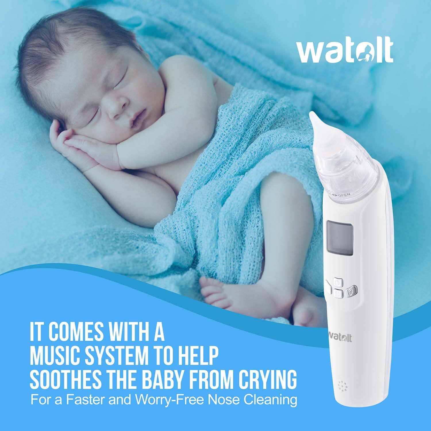 Aspirador Nasal Eléctrico para Bebés Watolt - Portátil y Reutilizable