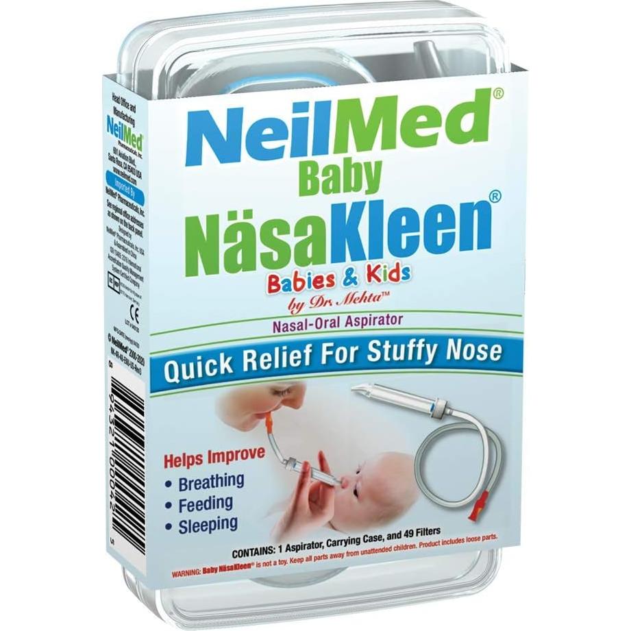 Aspirador Nasal NeilMed Baby NasaKleen con 49 Filtros