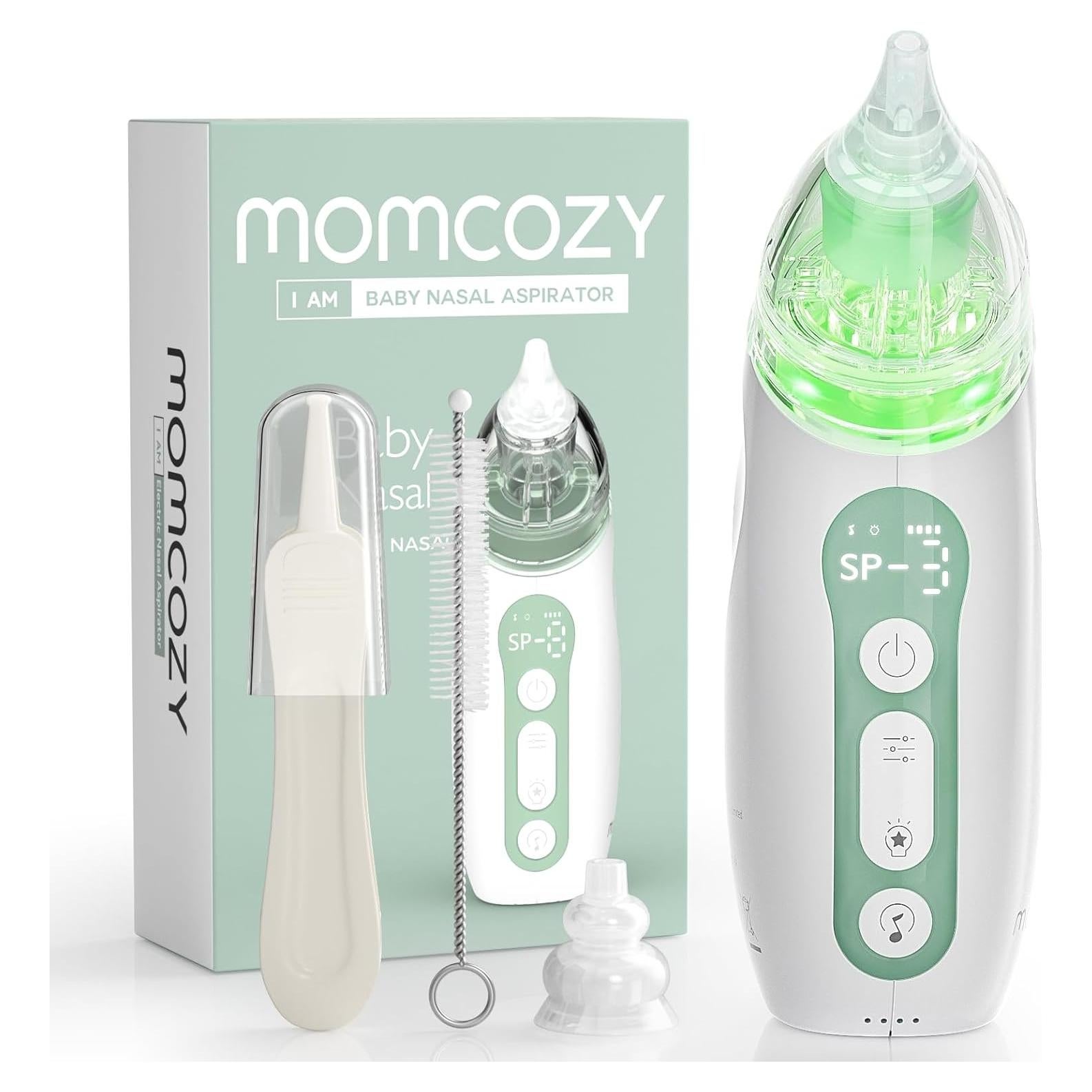 Aspirador Nasal Eléctrico Momcozy para Bebés - 3 Niveles de Succión