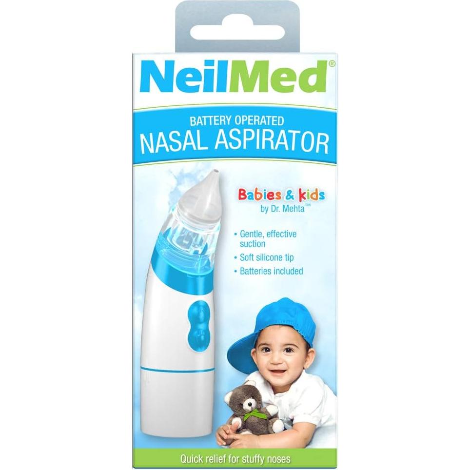 Aspirador nasal eléctrico NeilMed NAB-4R para bebés