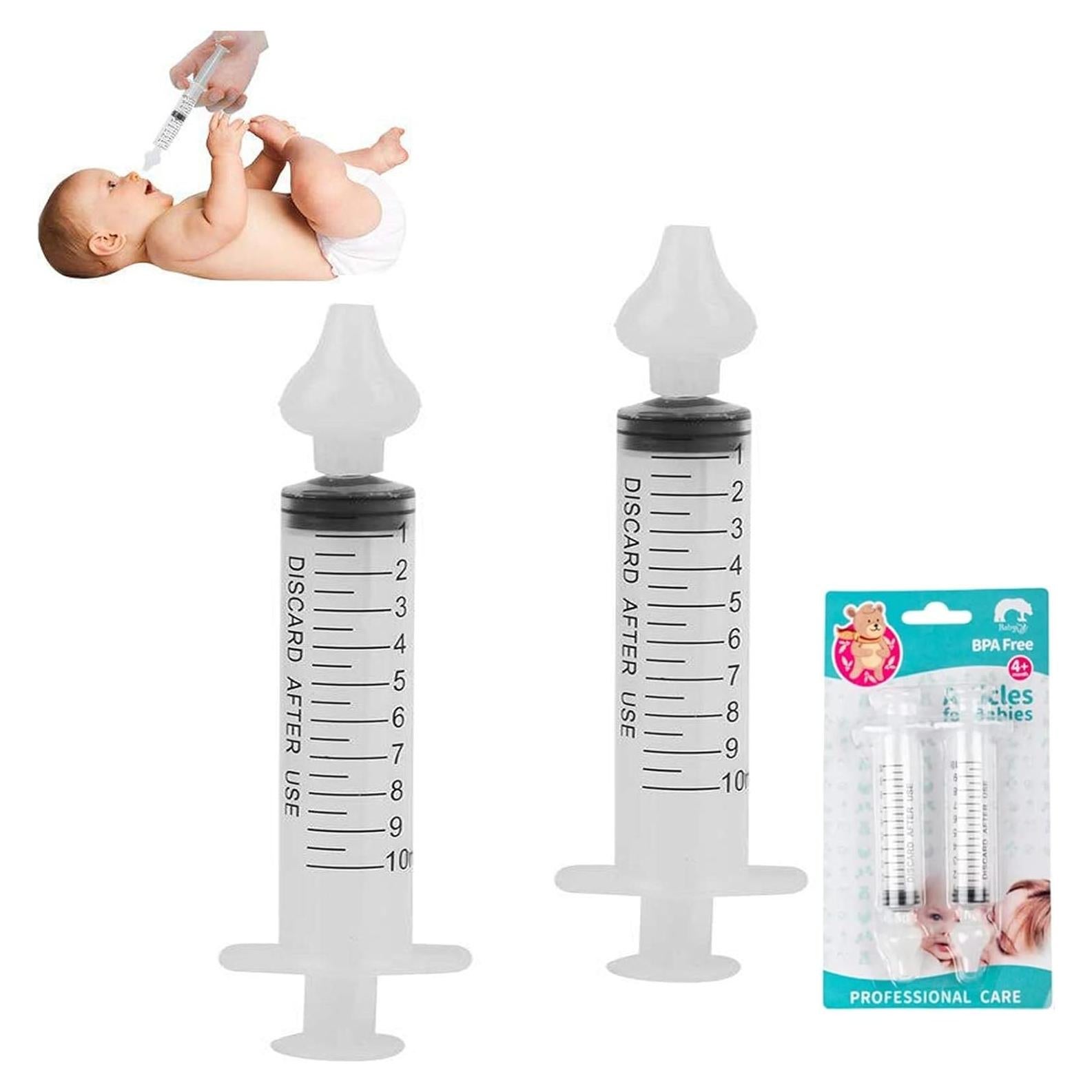 Irrigador Nasal para Bebé WenTigDY 10ml Portátil Higiene Nasal