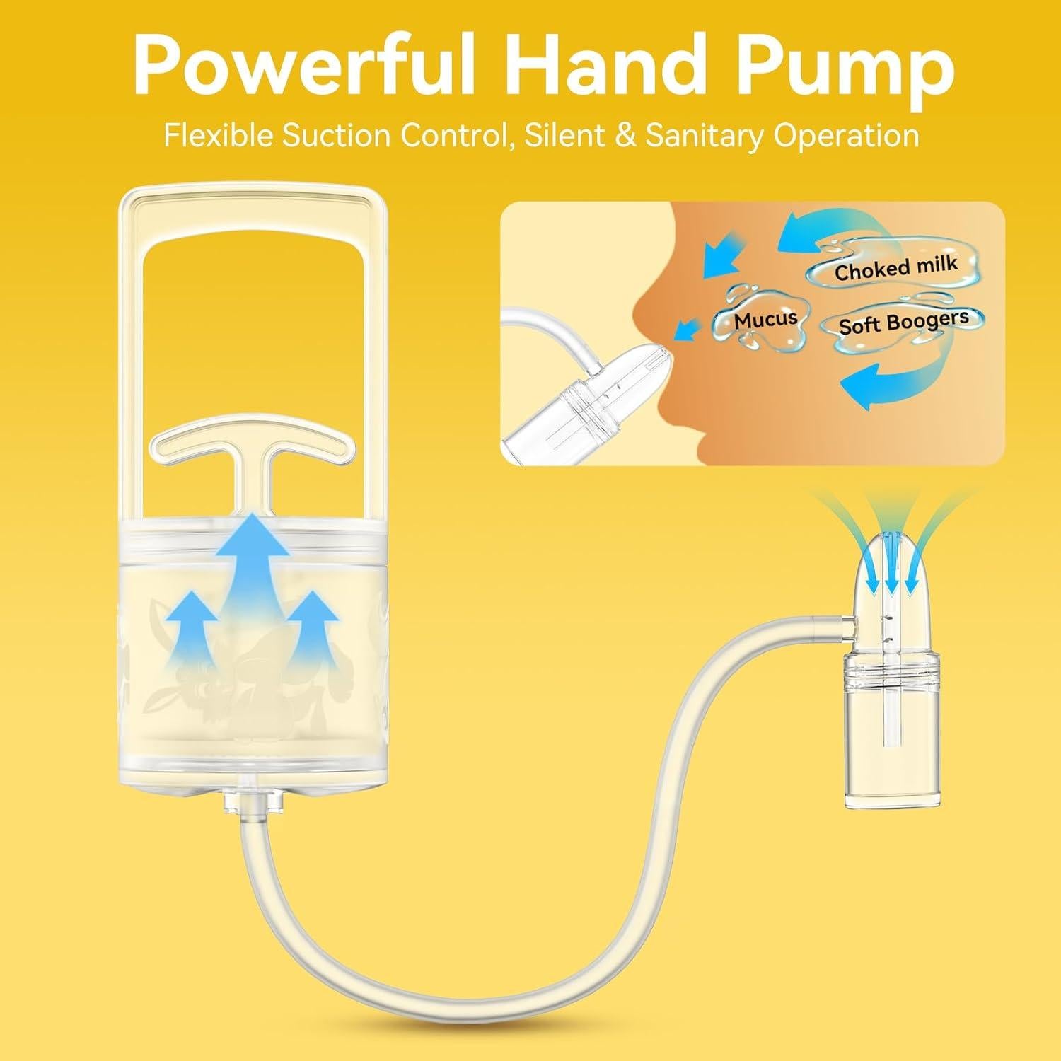 Aspirador Nasal Manual Bluripp PUMPINOSE 507 para Bebés