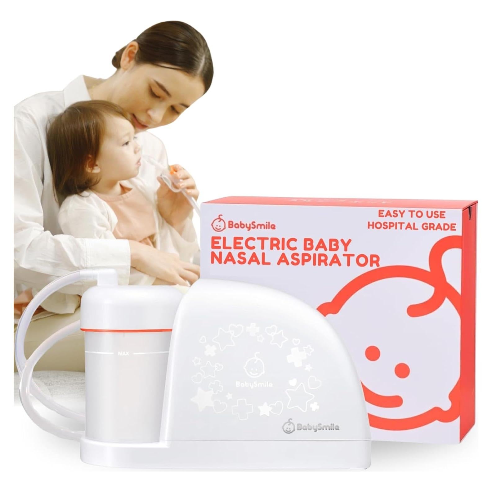 Aspirador Nasal Eléctrico BabySmile S-503 Libre de BPA