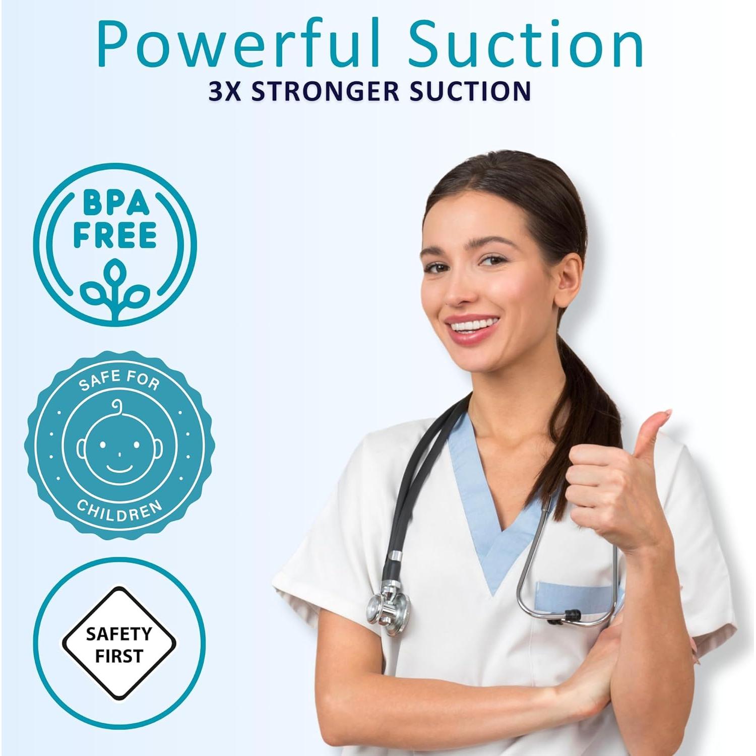 Aspirador Nasal Eléctrico BabySmile S-503 Libre de BPA