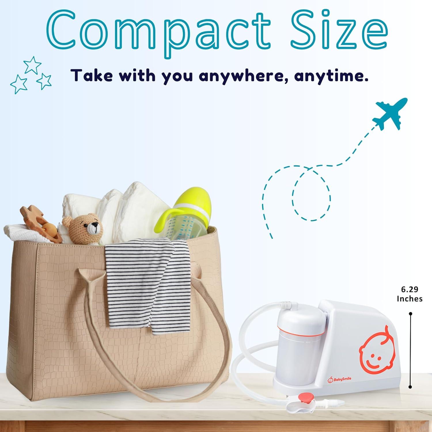 Aspirador Nasal Eléctrico BabySmile S-503 Libre de BPA