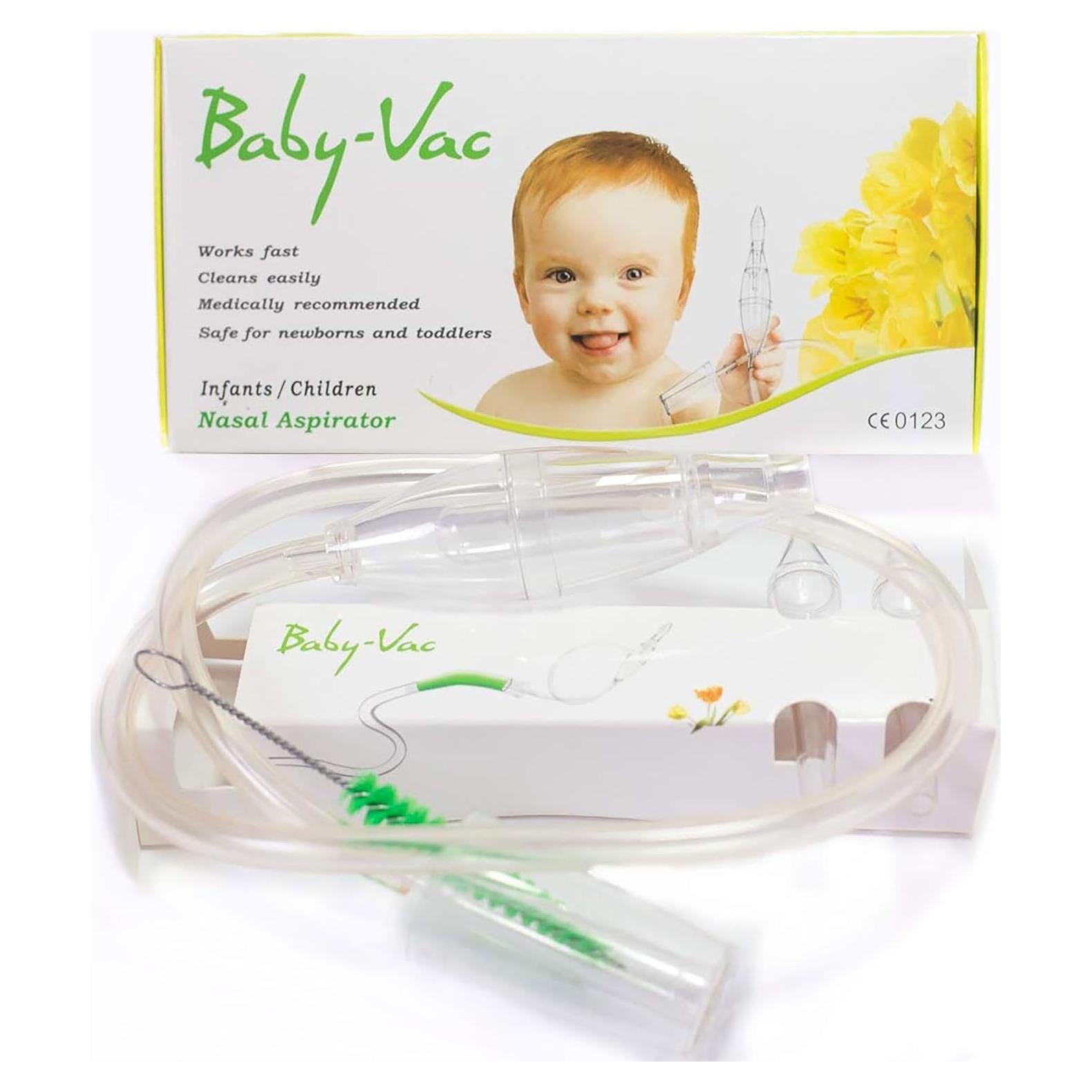 Aspirador Nasal BABY-VAC para Bebés - Succión Eficiente y Segura