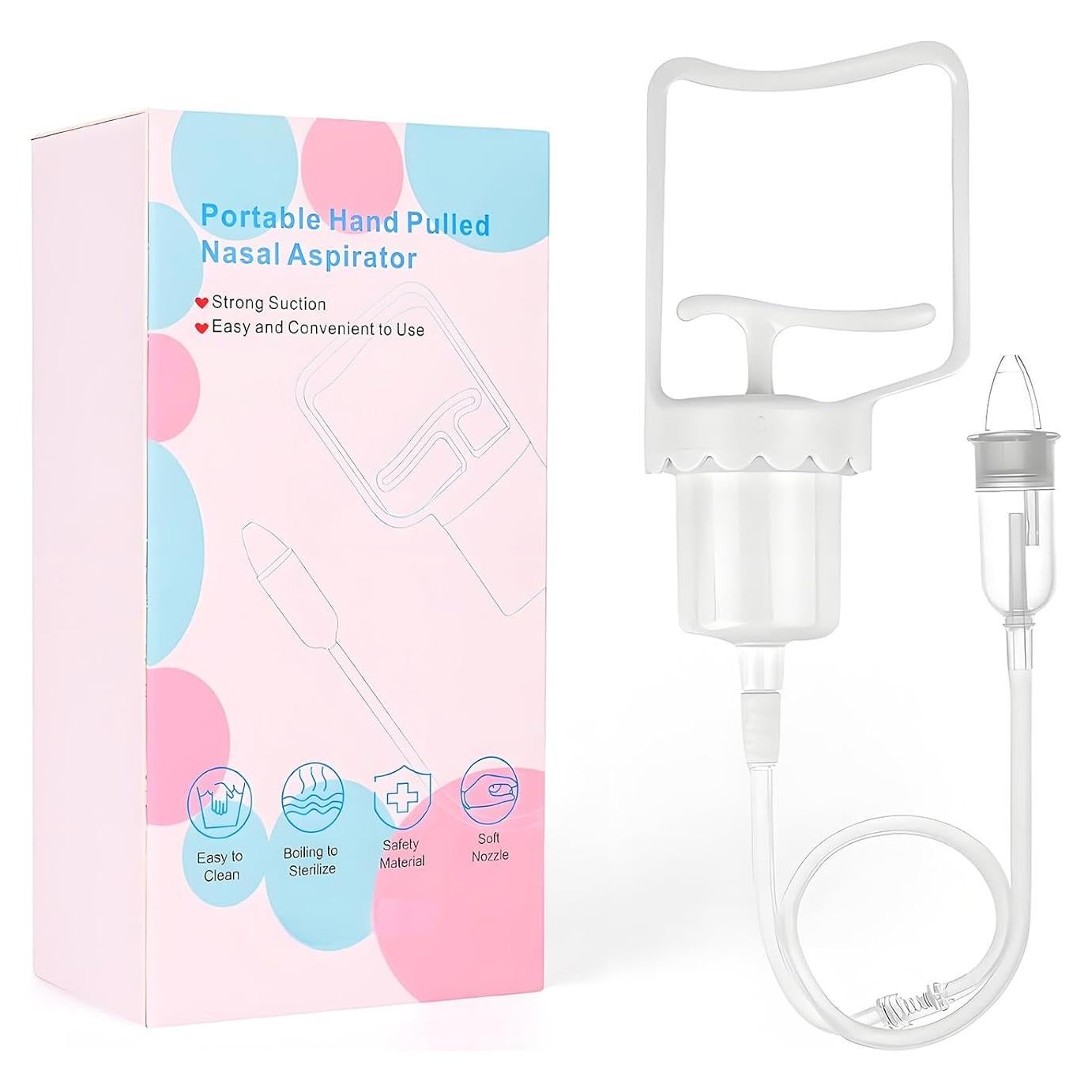 Aspirador Nasal Manual Molucky MO-01 para Bebés con Punta Suave