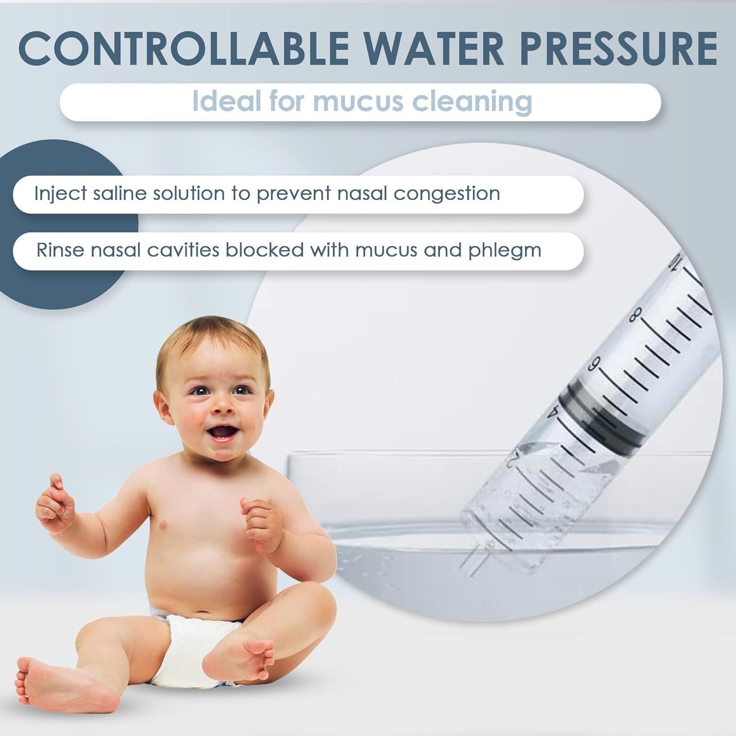 Jeringa Nasal para Bebés BLUET B 10 ml - Paquete de 2