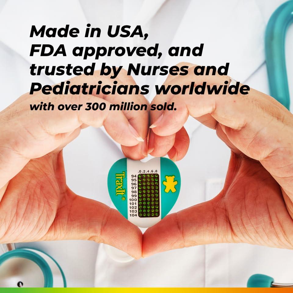 Termómetro Axilar Inteligente TraxIt para Niños - 12 Unidades