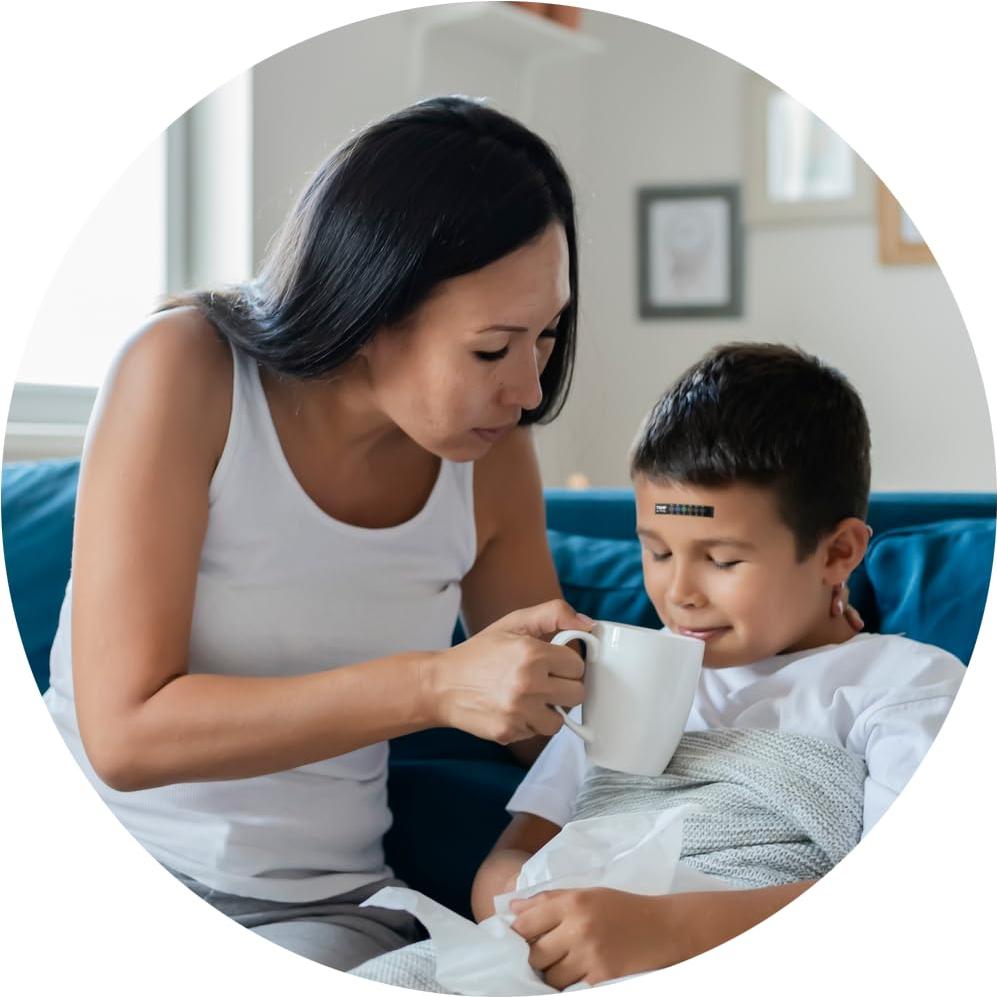 Termómetros desechables Temp-N-Toss para frente - 6 unidades